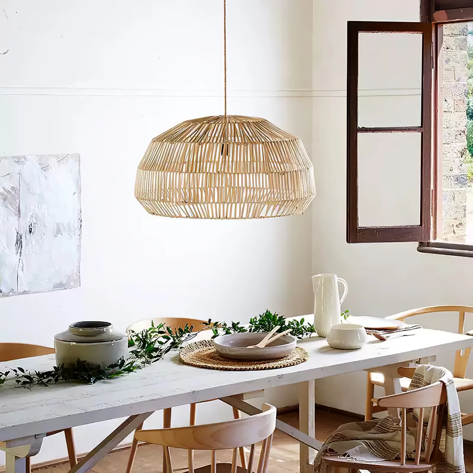 Sora Rattan Pendant Light - Image 4