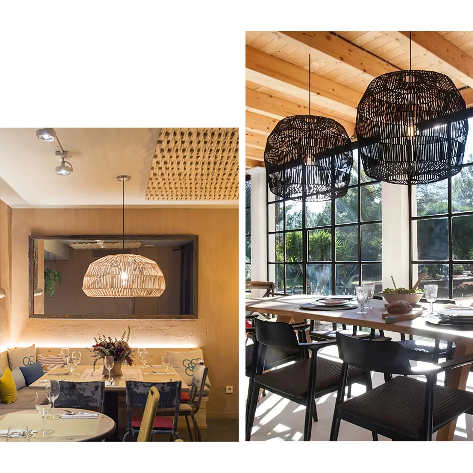 Sora Rattan Pendant Light - Image 8