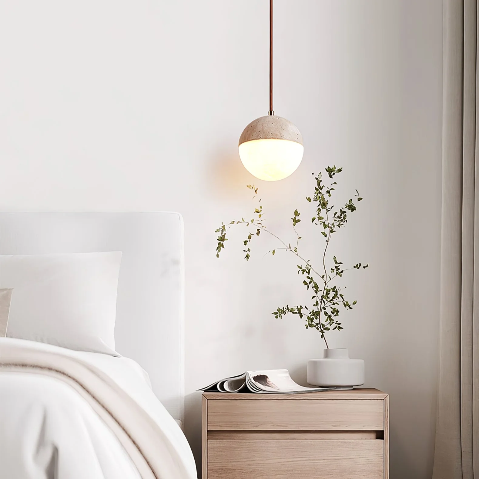 Soren Travertine Pendant Light - Image 12