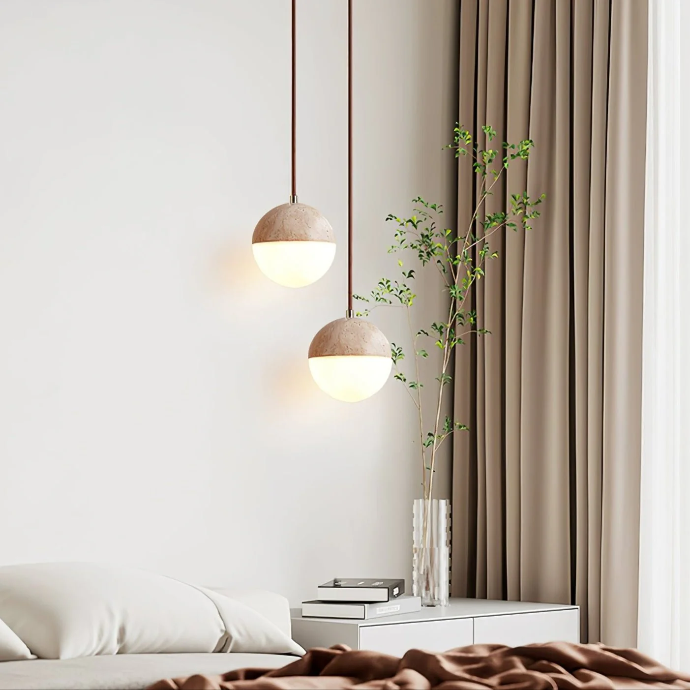Soren Travertine Pendant Light - Image 14
