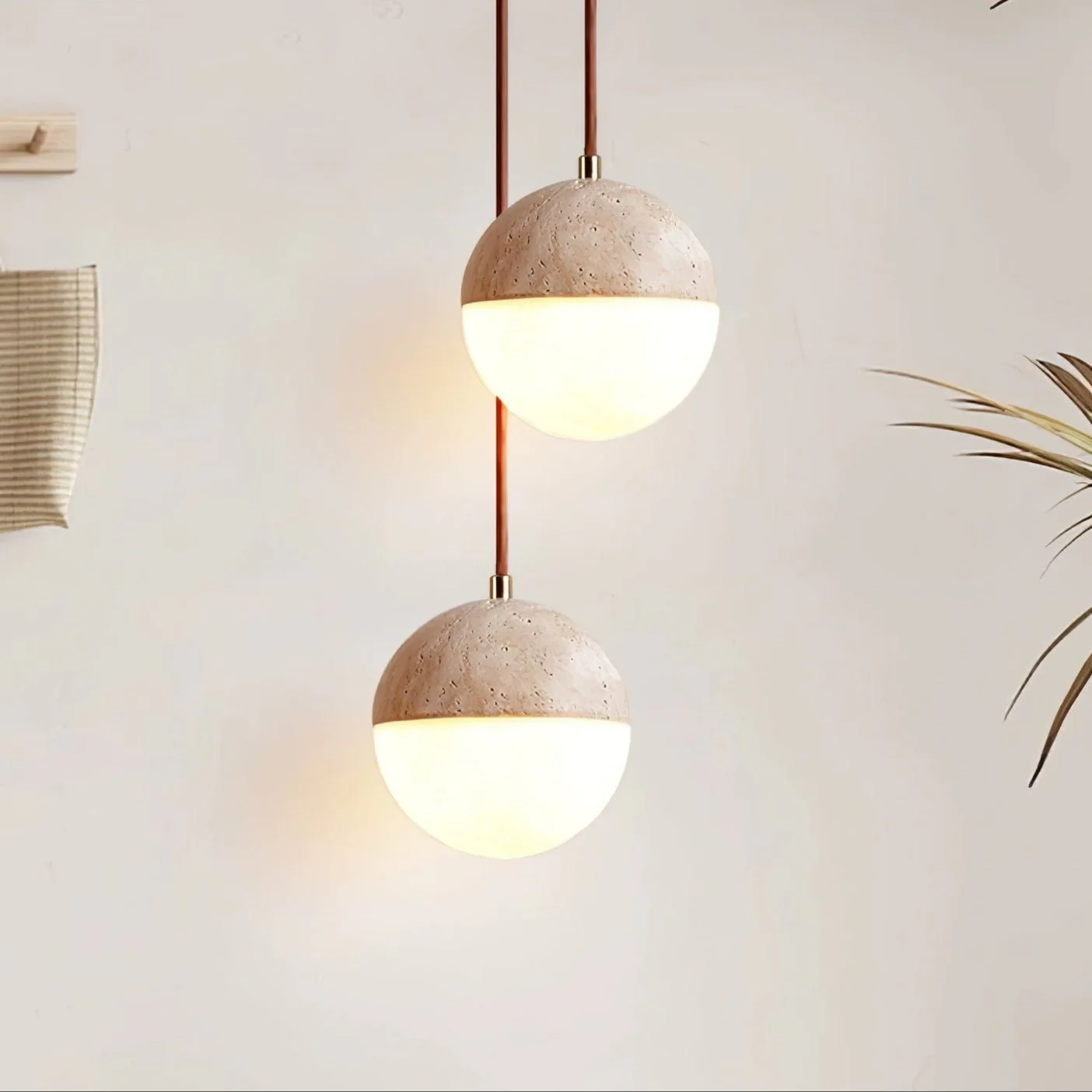 Soren Travertine Pendant Light - Image 2
