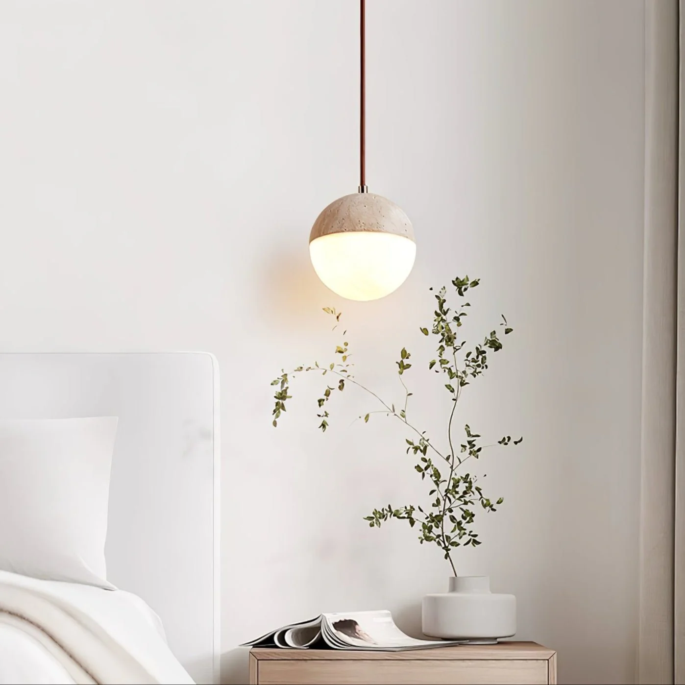 Soren Travertine Pendant Light - Image 3
