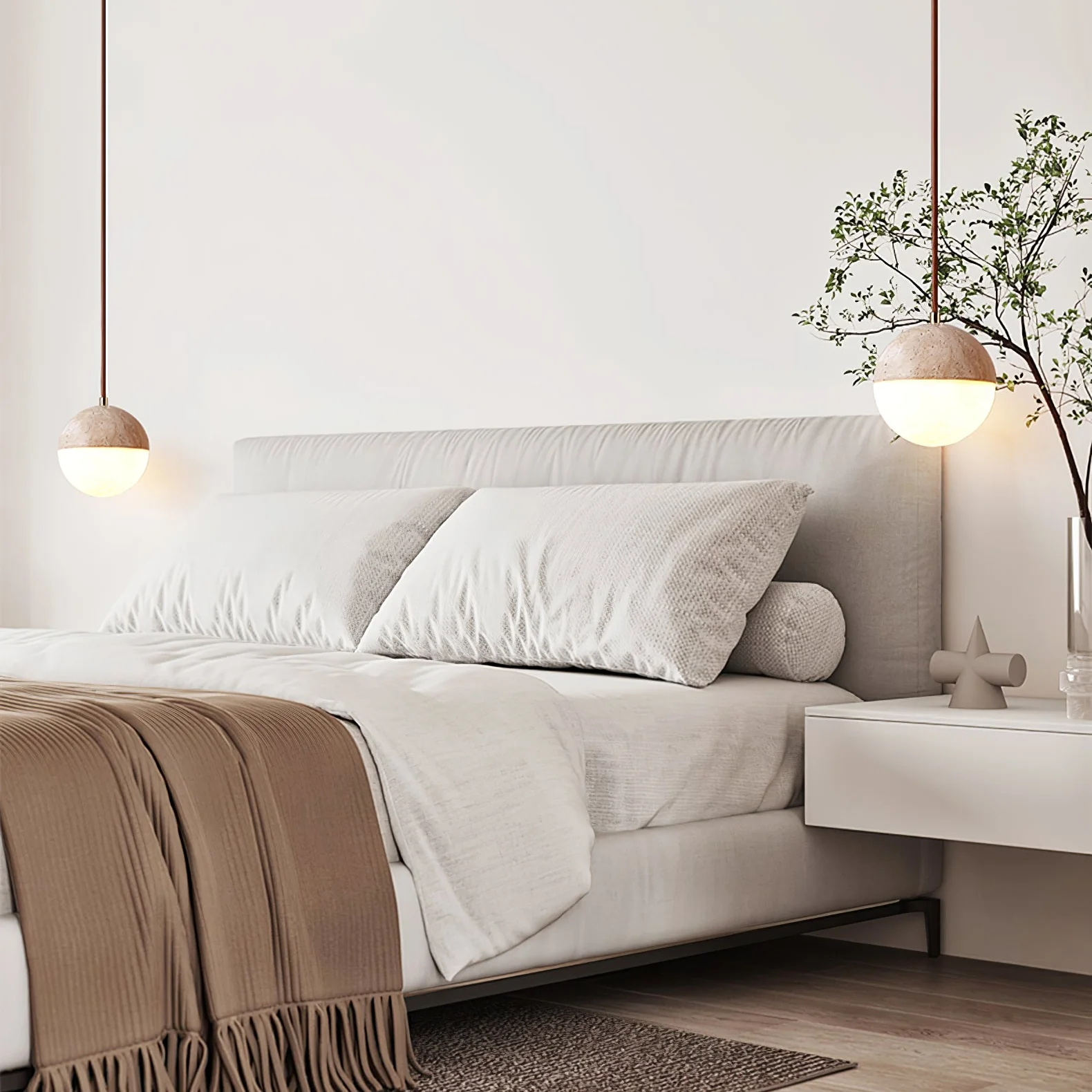 Soren Travertine Pendant Light - Image 6