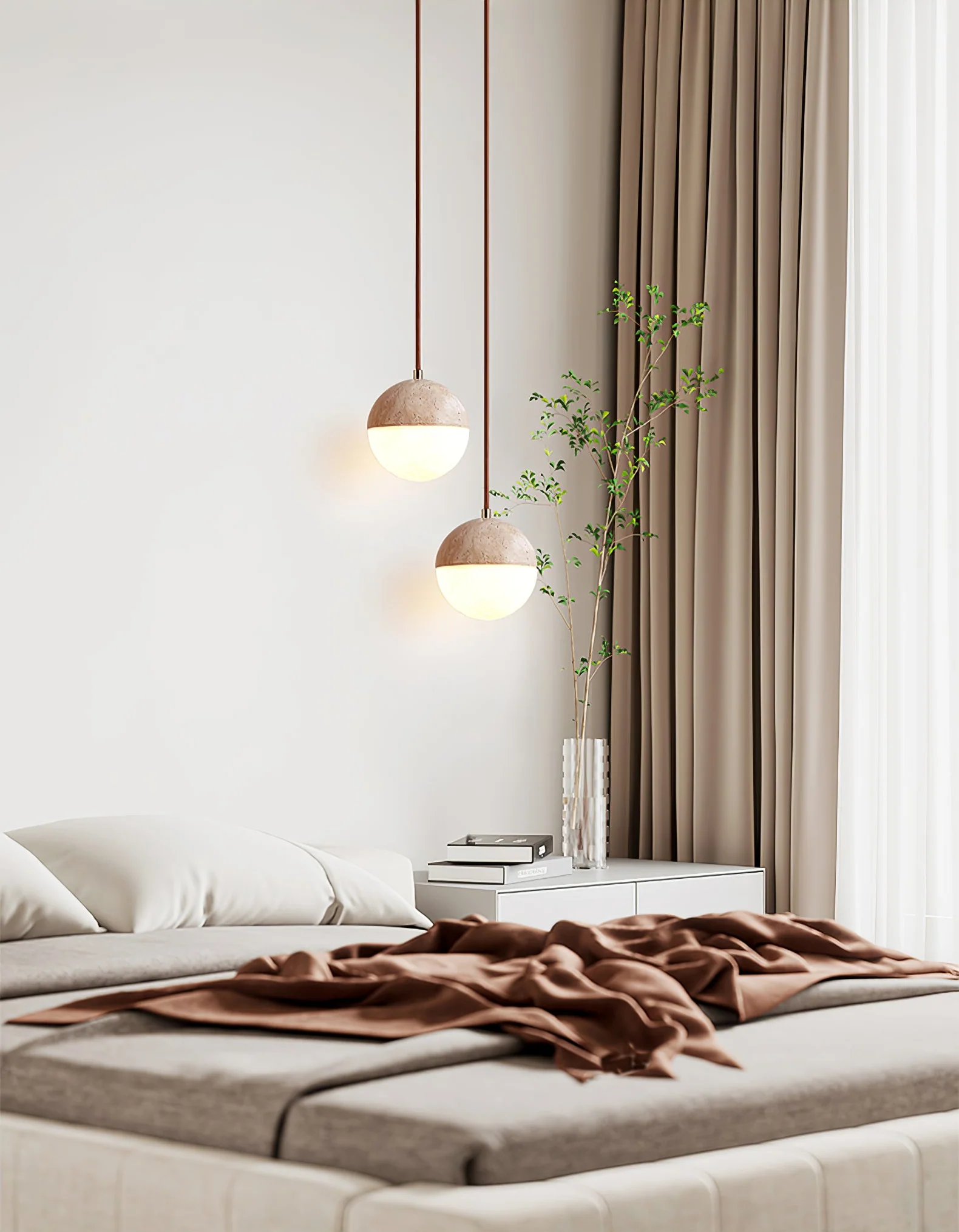 Soren Travertine Pendant Light - Image 9