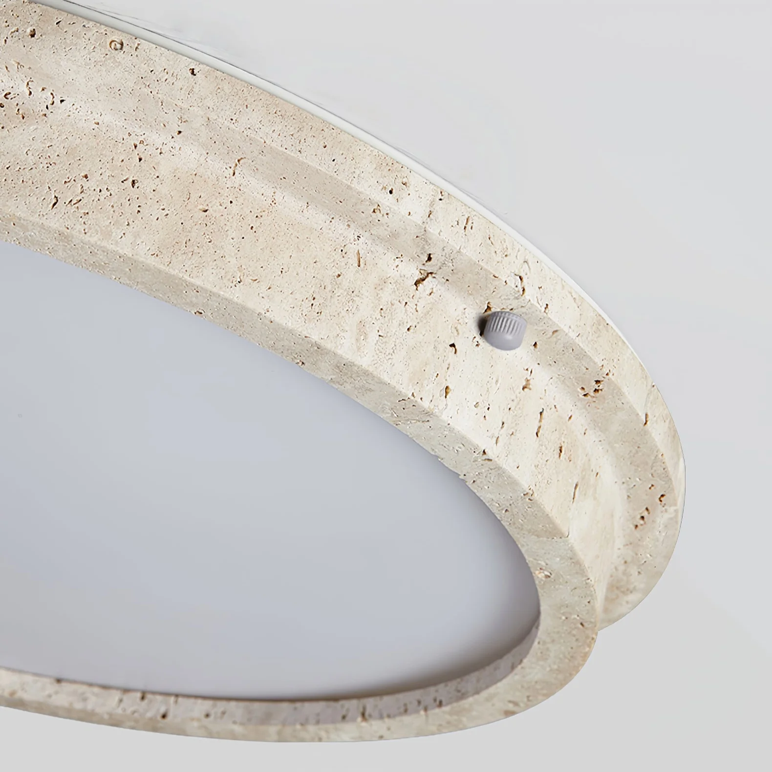 Soren Travertine Ceiling Lamp - Image 3