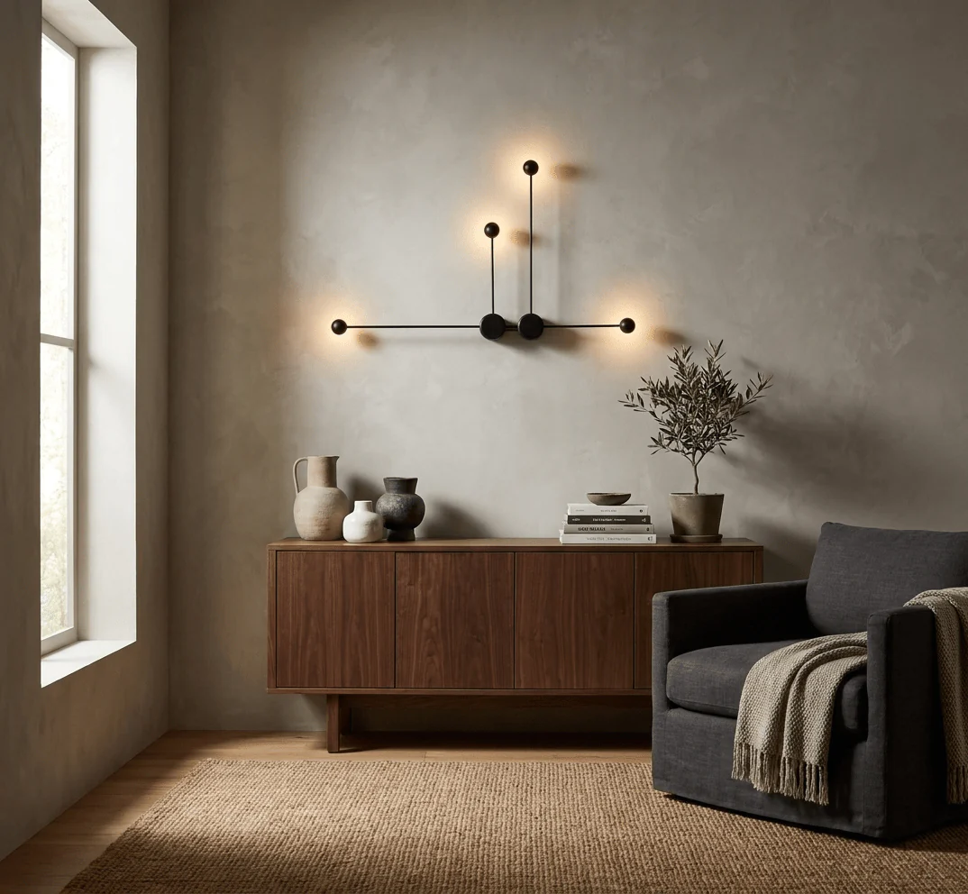 Sphere Stem Led Wall Sconce - Image 2