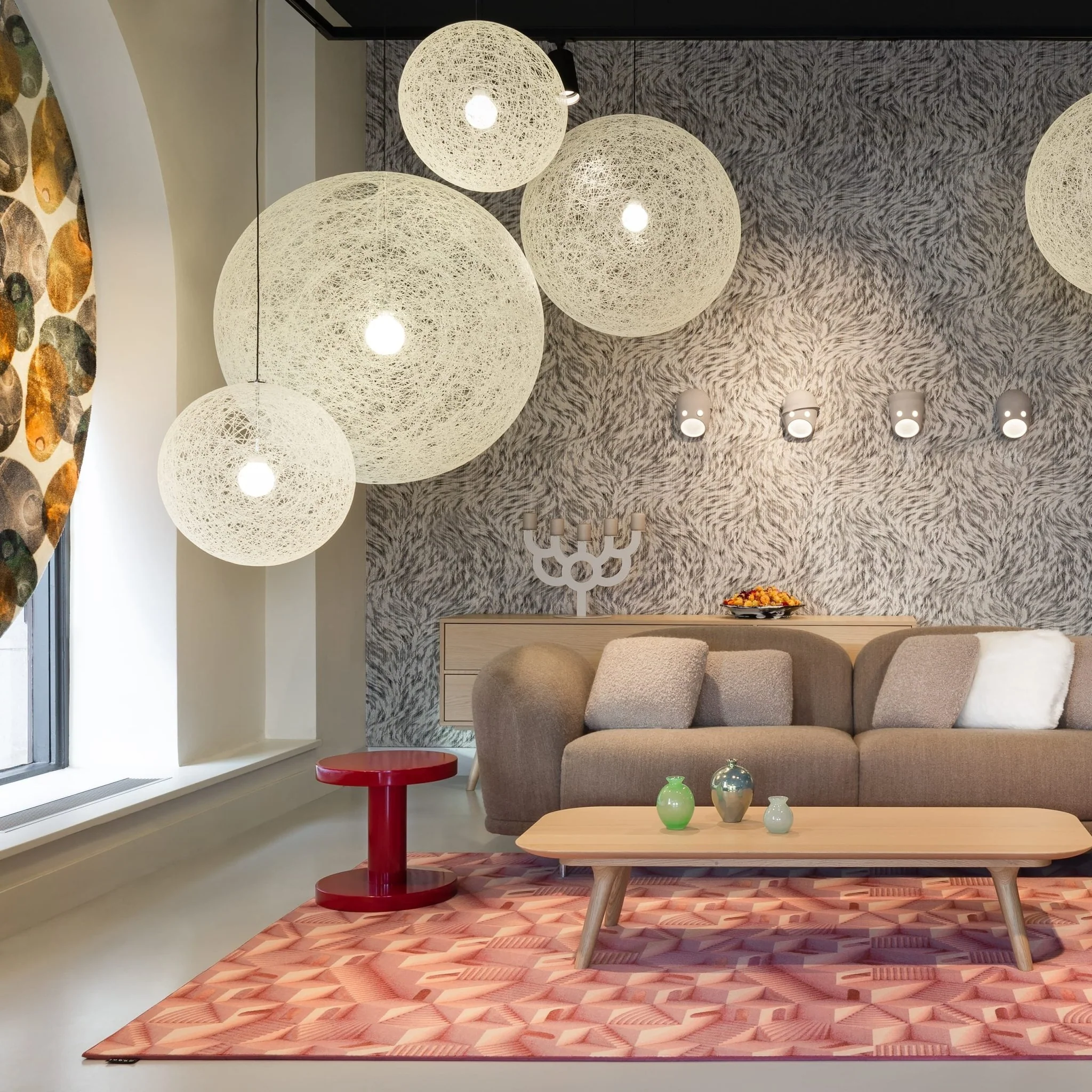 Spherical Woven Pendant Light - Image 6