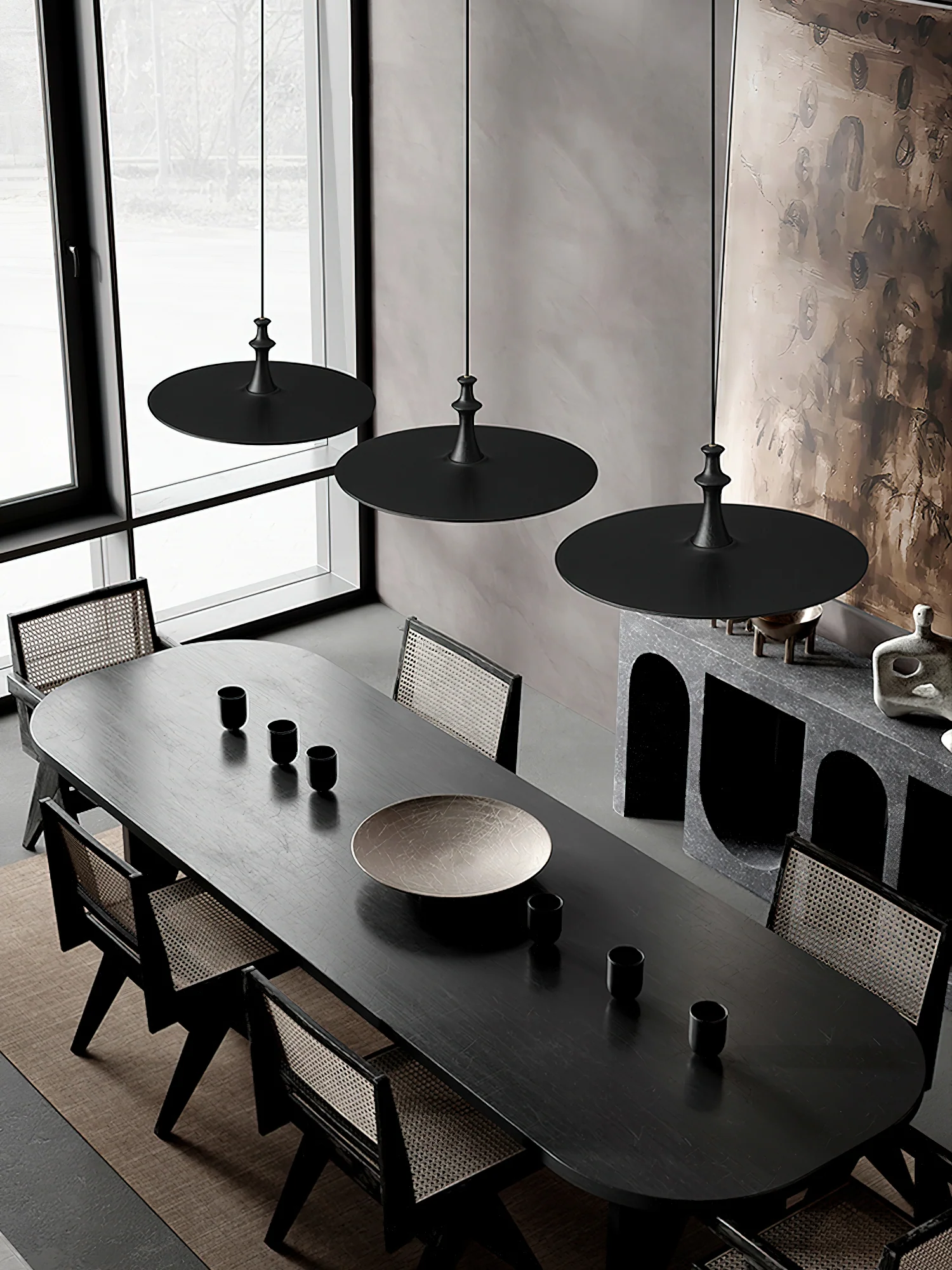 Spindle Disc Pendant Lamp - Image 10