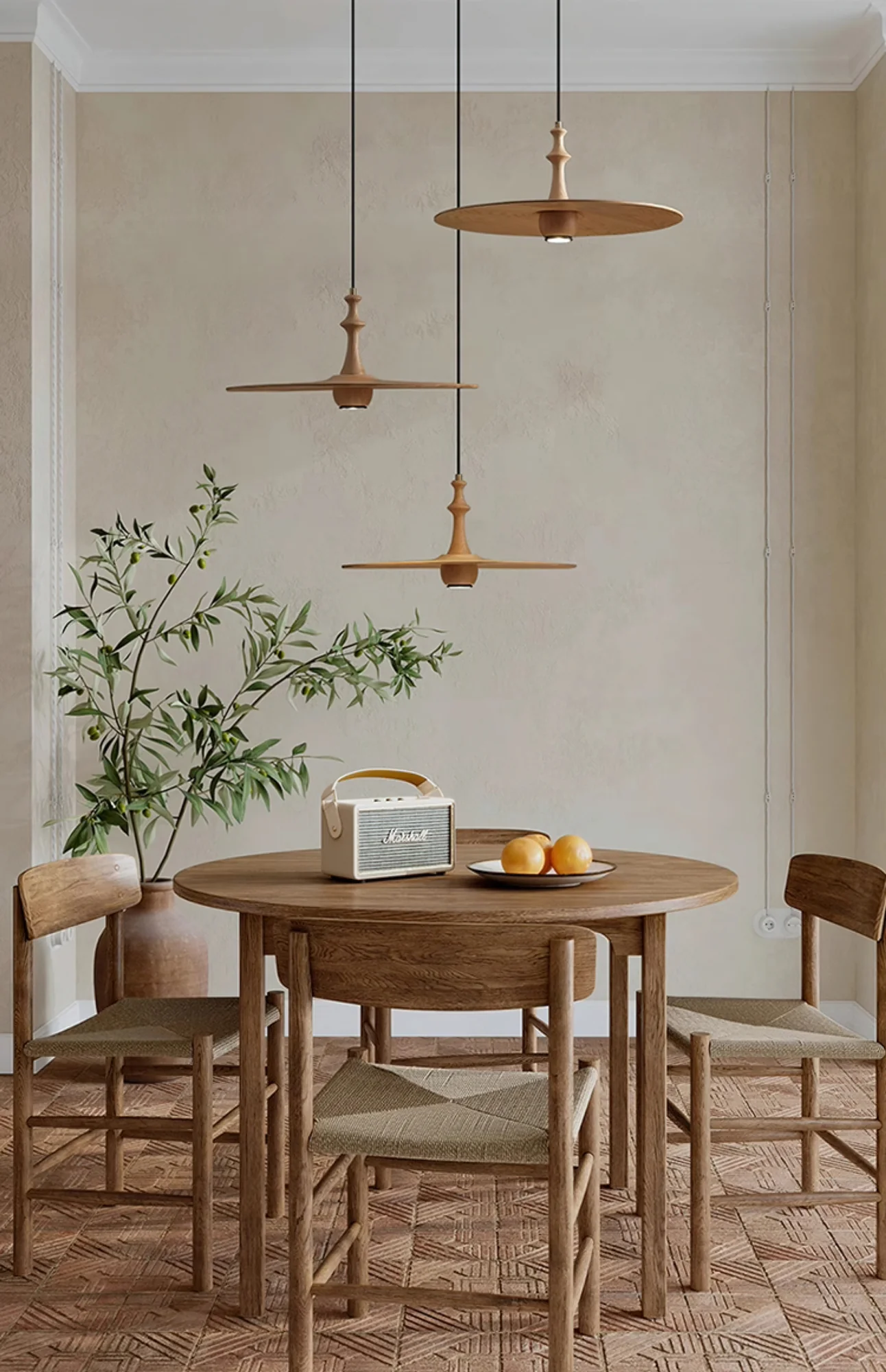 Spindle Disc Pendant Lamp - Image 12