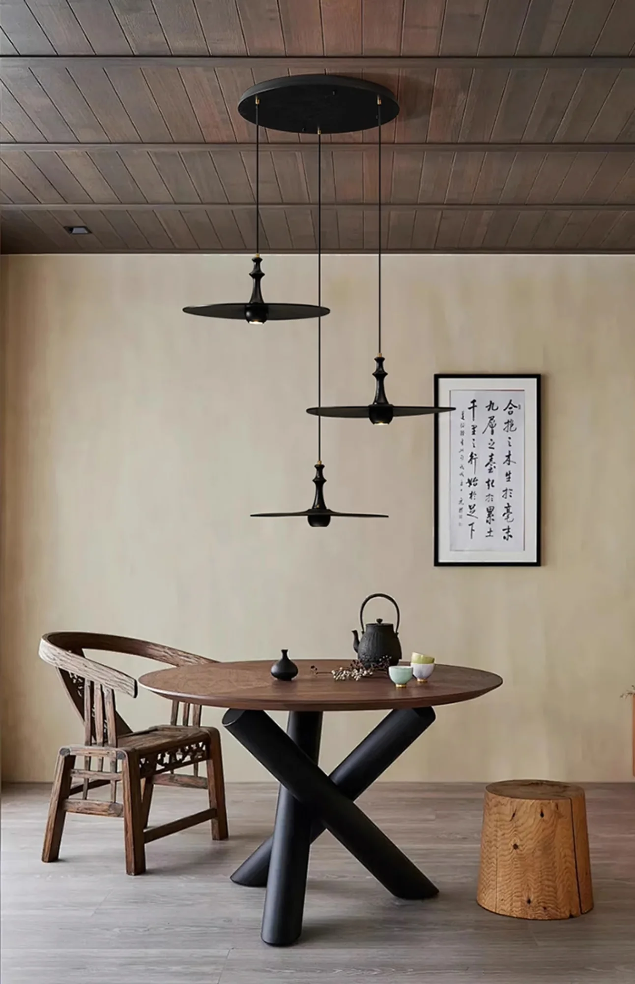 Spindle Disc Pendant Lamp - Image 15