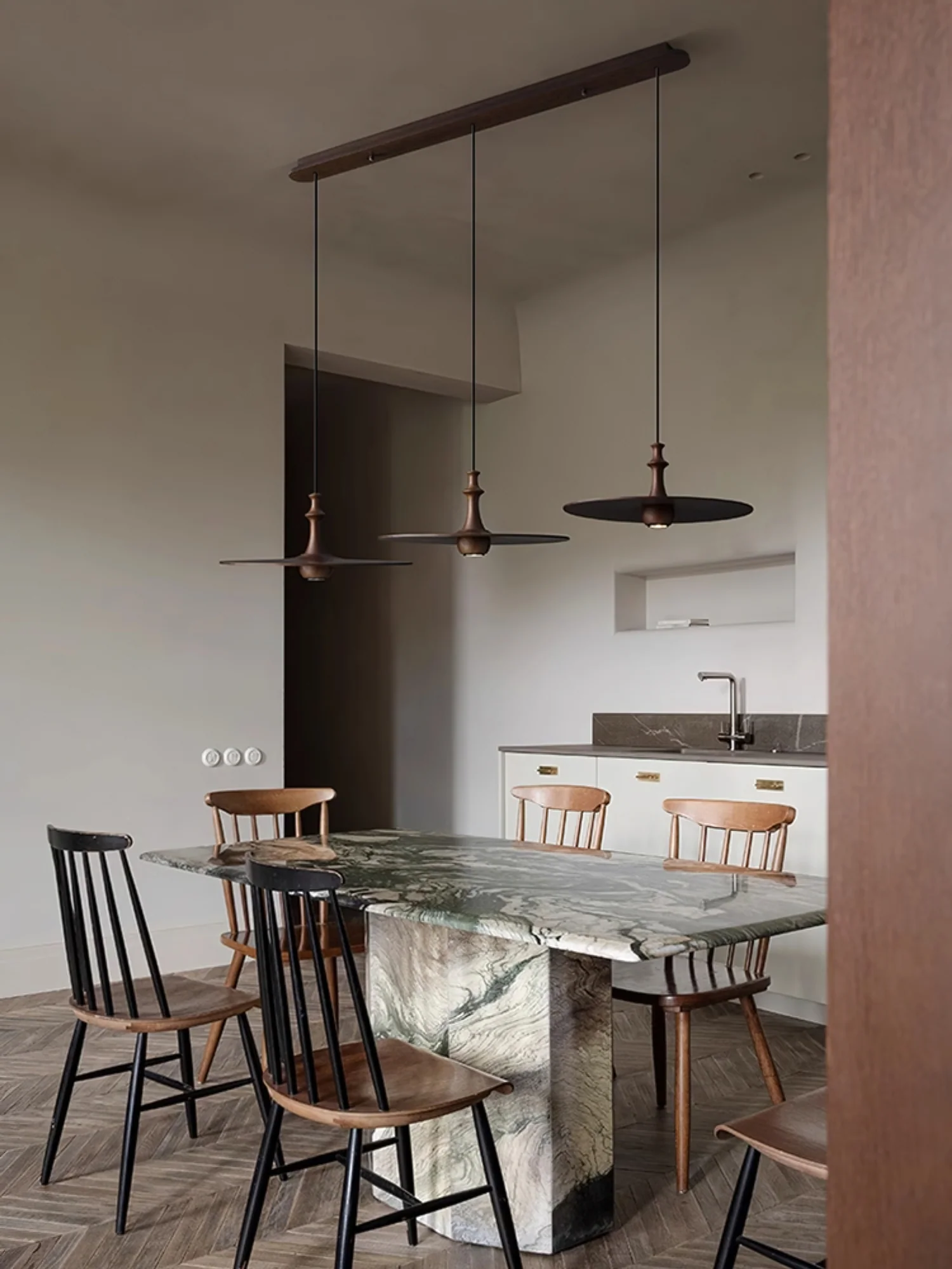 Spindle Disc Pendant Lamp - Image 19