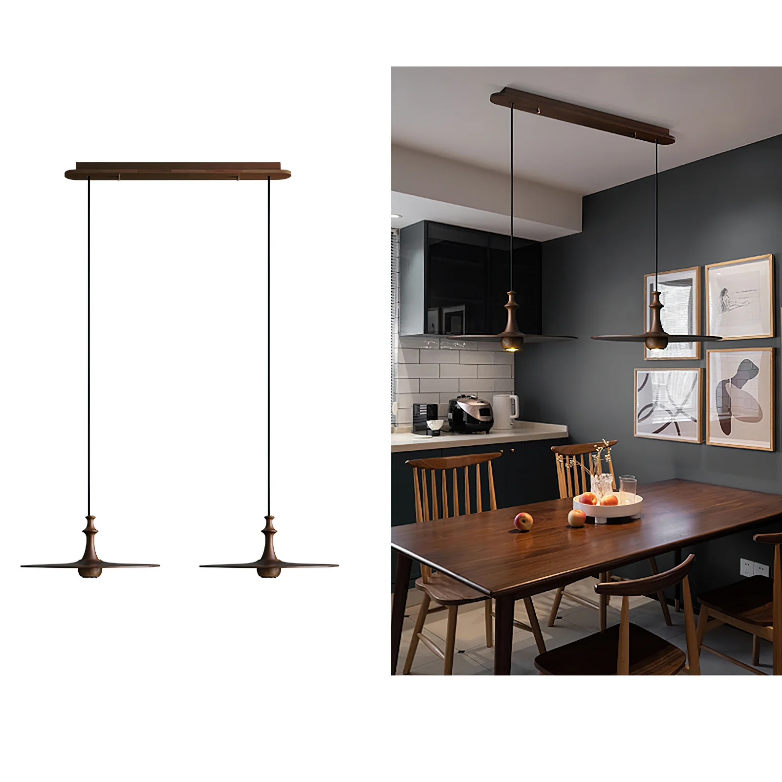 Spindle Disc Pendant Lamp - Image 25