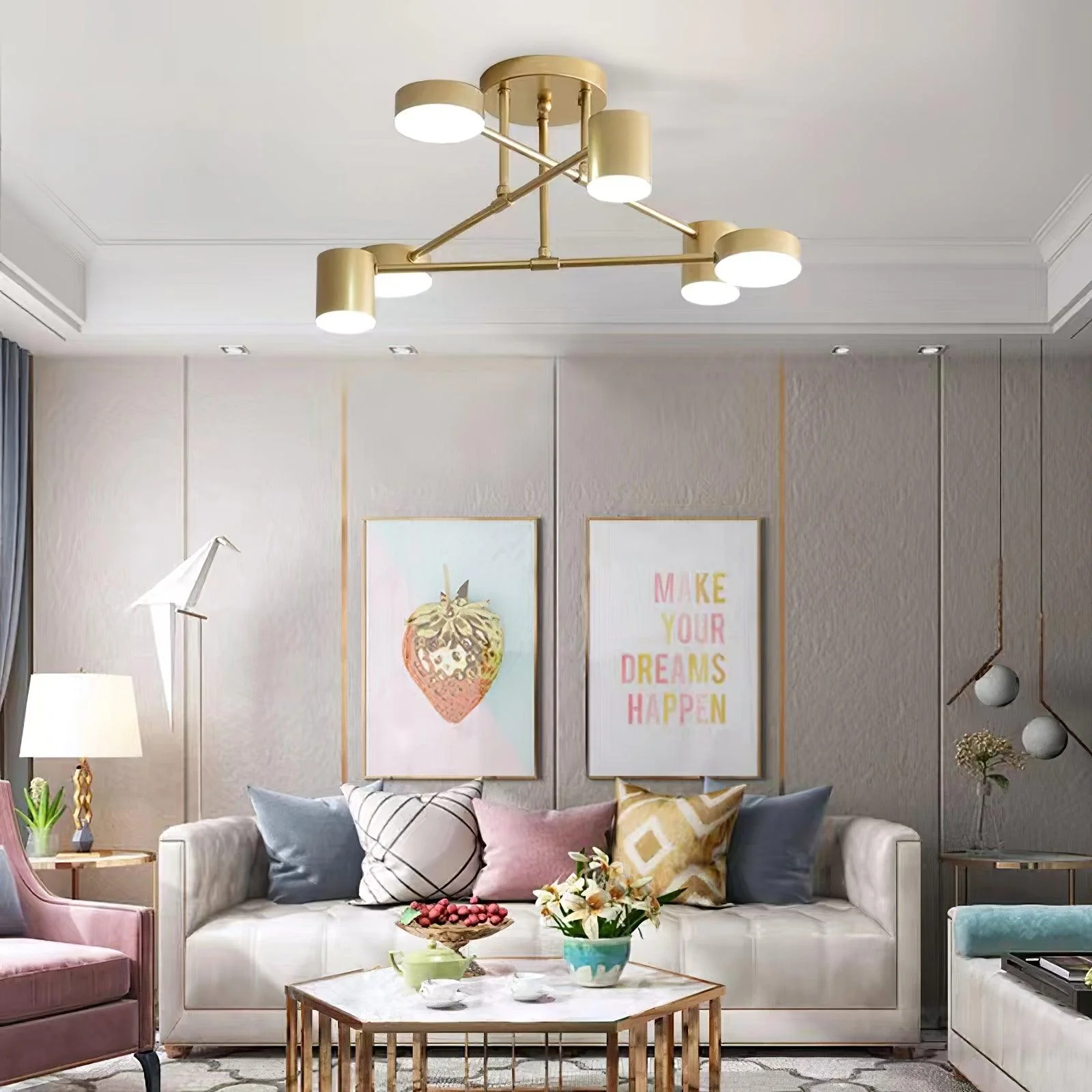 Sputnik Ceiling Light - Image 3