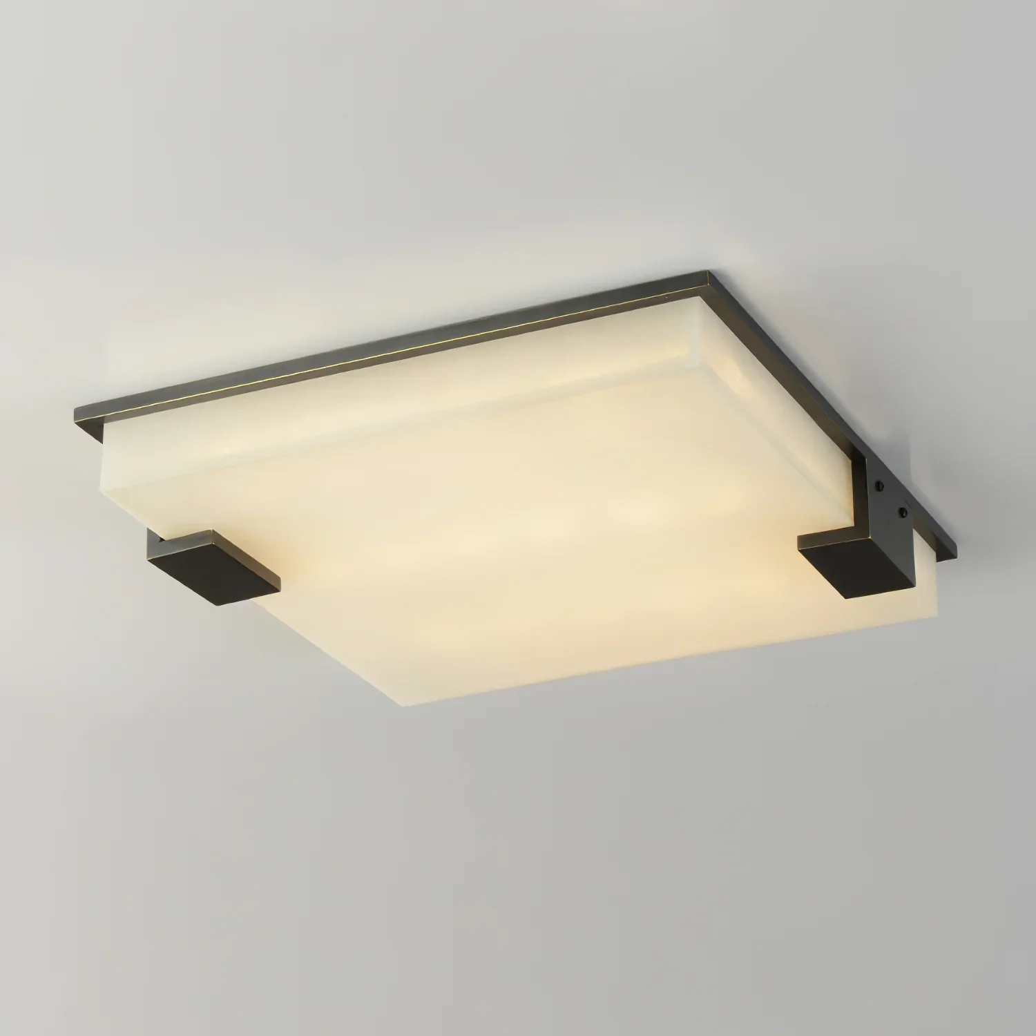 Square Alabaster Ceiling Lamp - Image 22