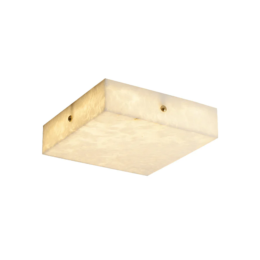 Square Alabaster Ceiling Light - Image 14