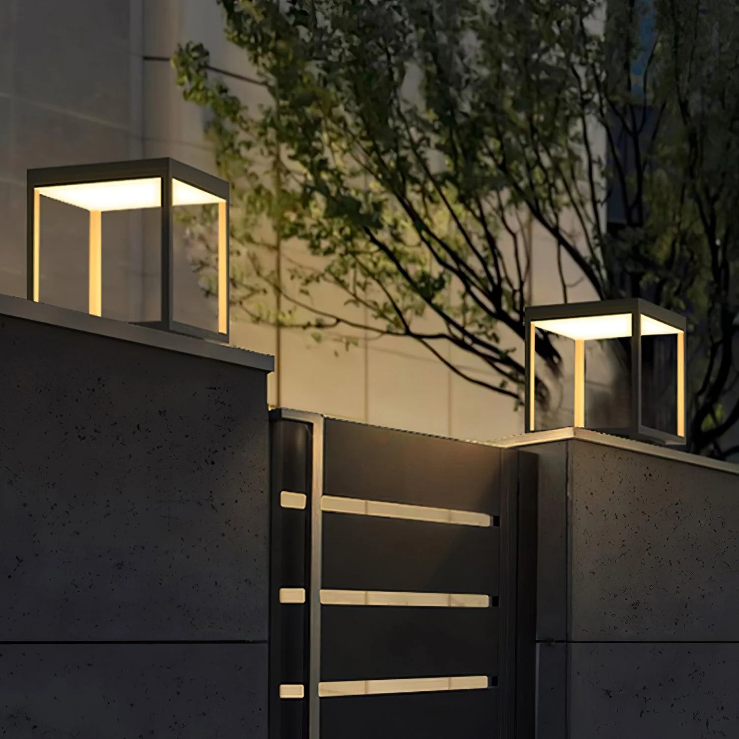 Square Frame Post Outdoor Light - Image 3