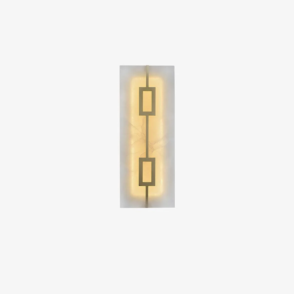 Square Alabaster Wall Lamp - Image 13