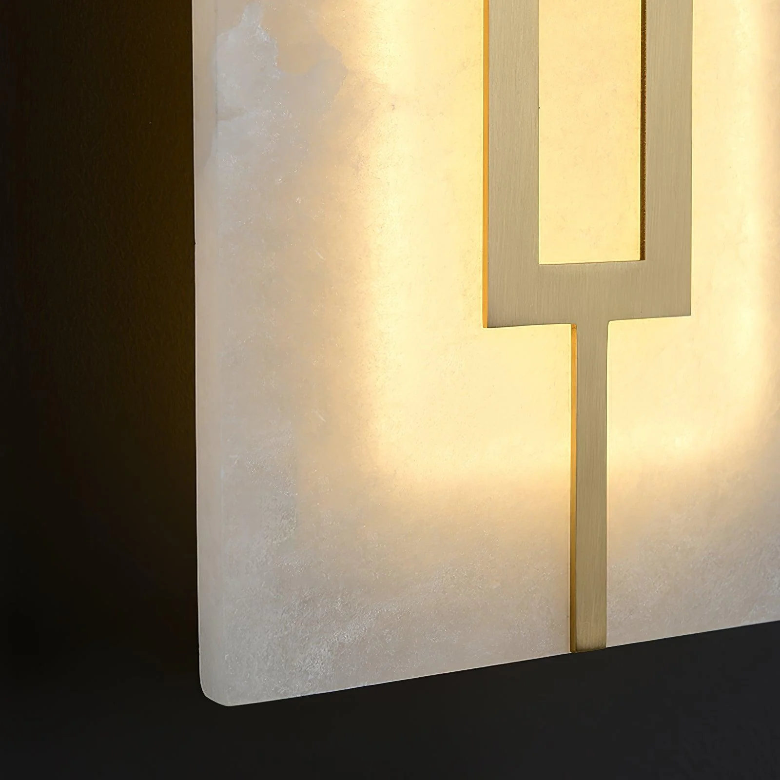 Square Alabaster Wall Lamp - Image 15