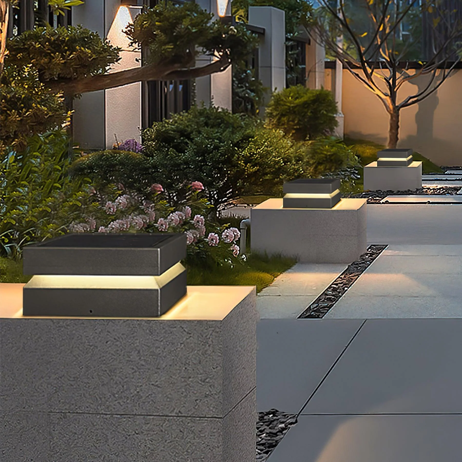 Square Post Outdoor Light - Image 10