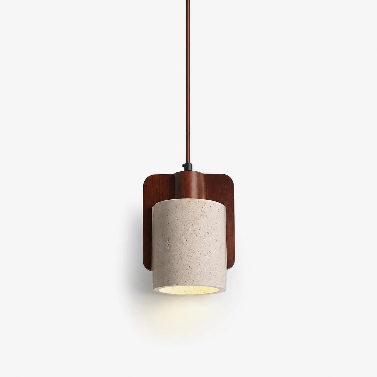 Squircle Travertine Pendant Lamp - Image 5