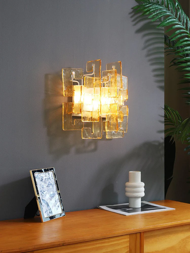 Stacked Glass Wall Sconce - Image 4