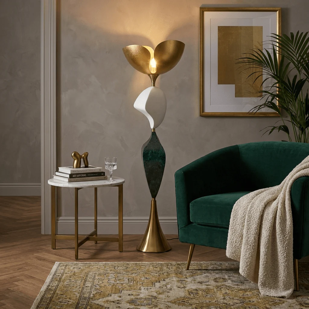 Stacked Sculptural Floor Lamp - Image 5