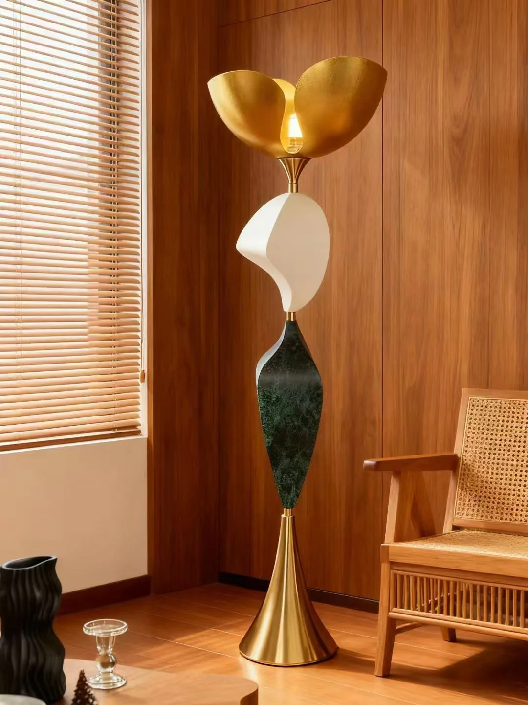 Stacked Sculptural Floor Lamp - Image 6
