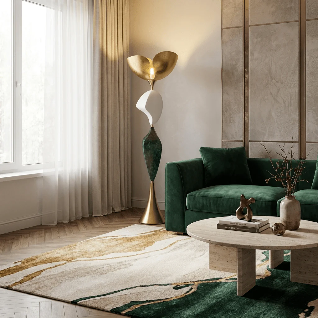 Stacked Sculptural Floor Lamp - Image 8