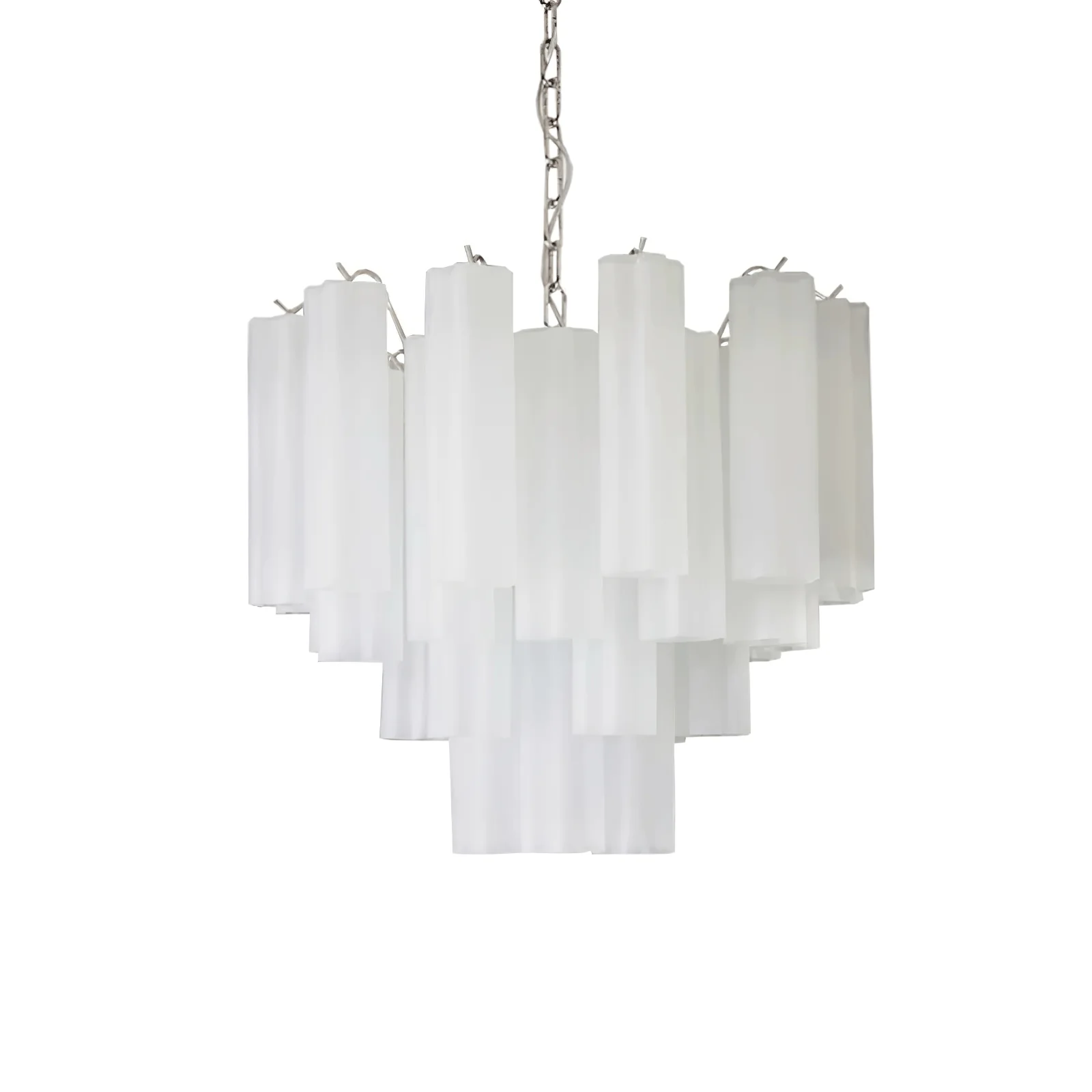 Frosted Glass Tubes Chandelier - Image 21