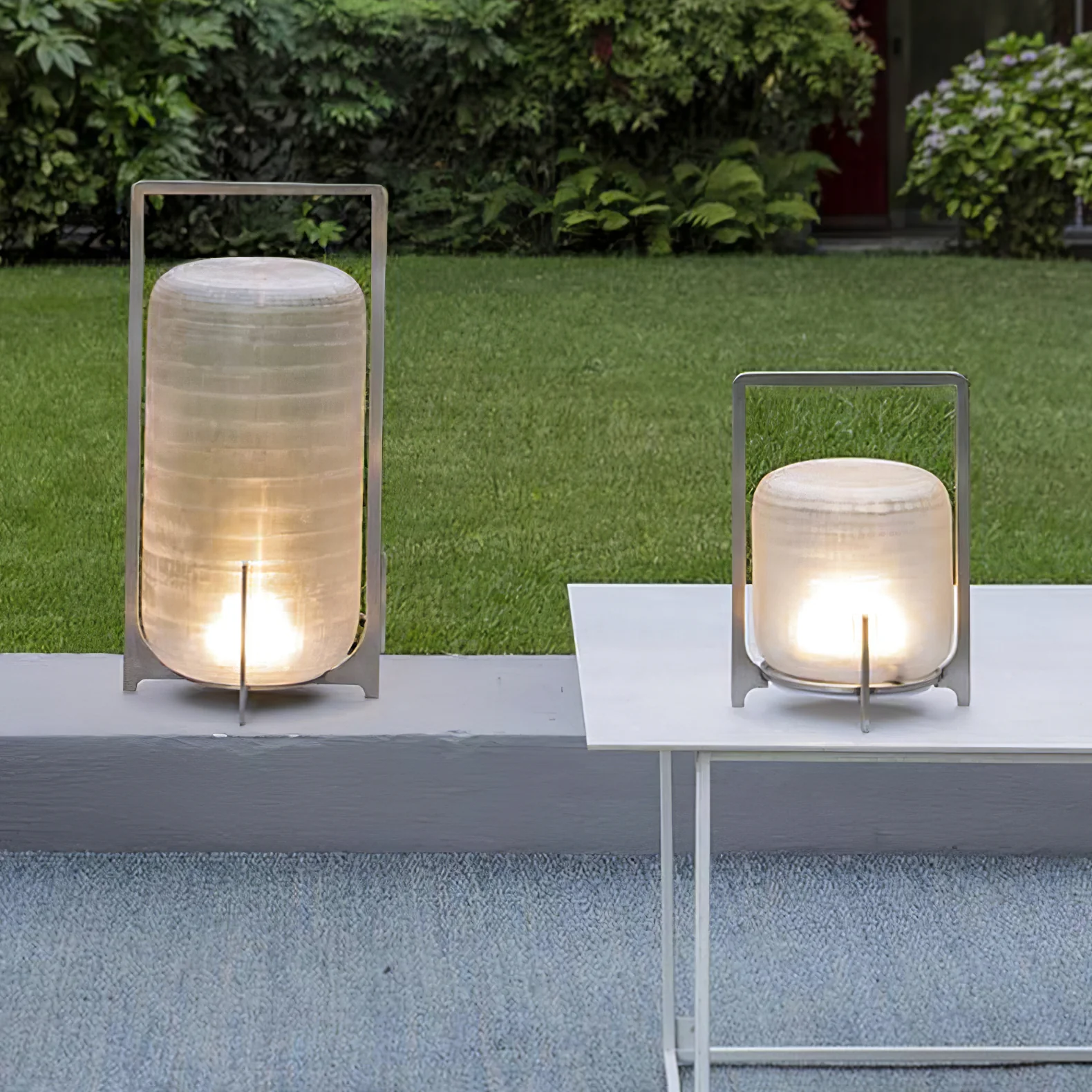 Steel Twilight Lantern Table Light - Image 32