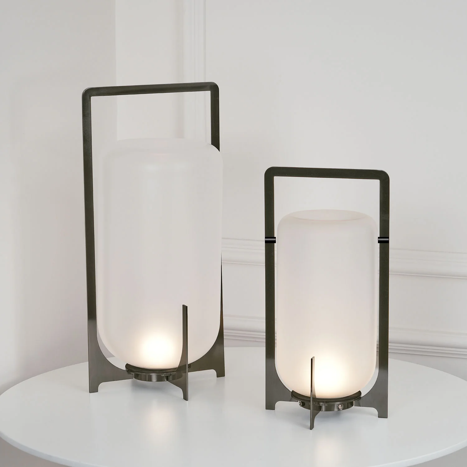 Steel Twilight Lantern Table Light - Image 8