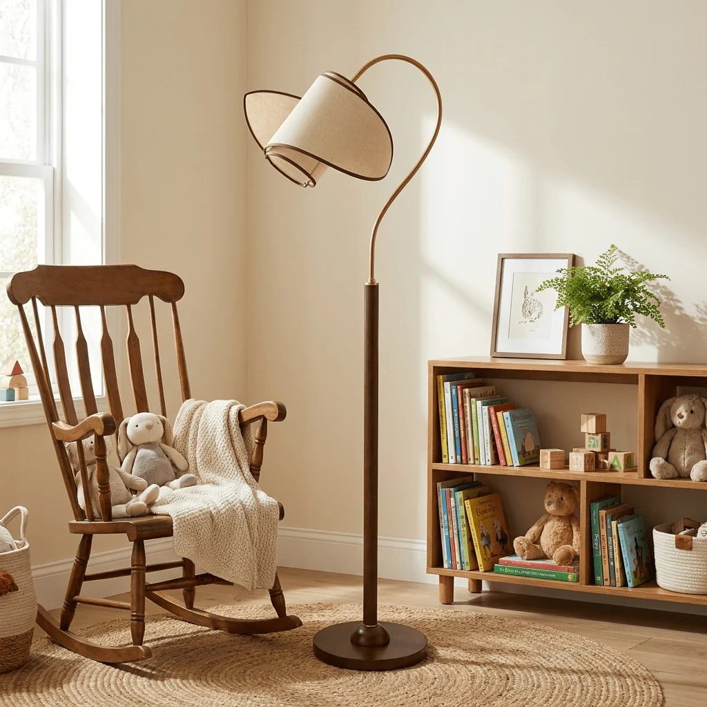 Stelmo Curved Neck Floor Lamp - Image 6