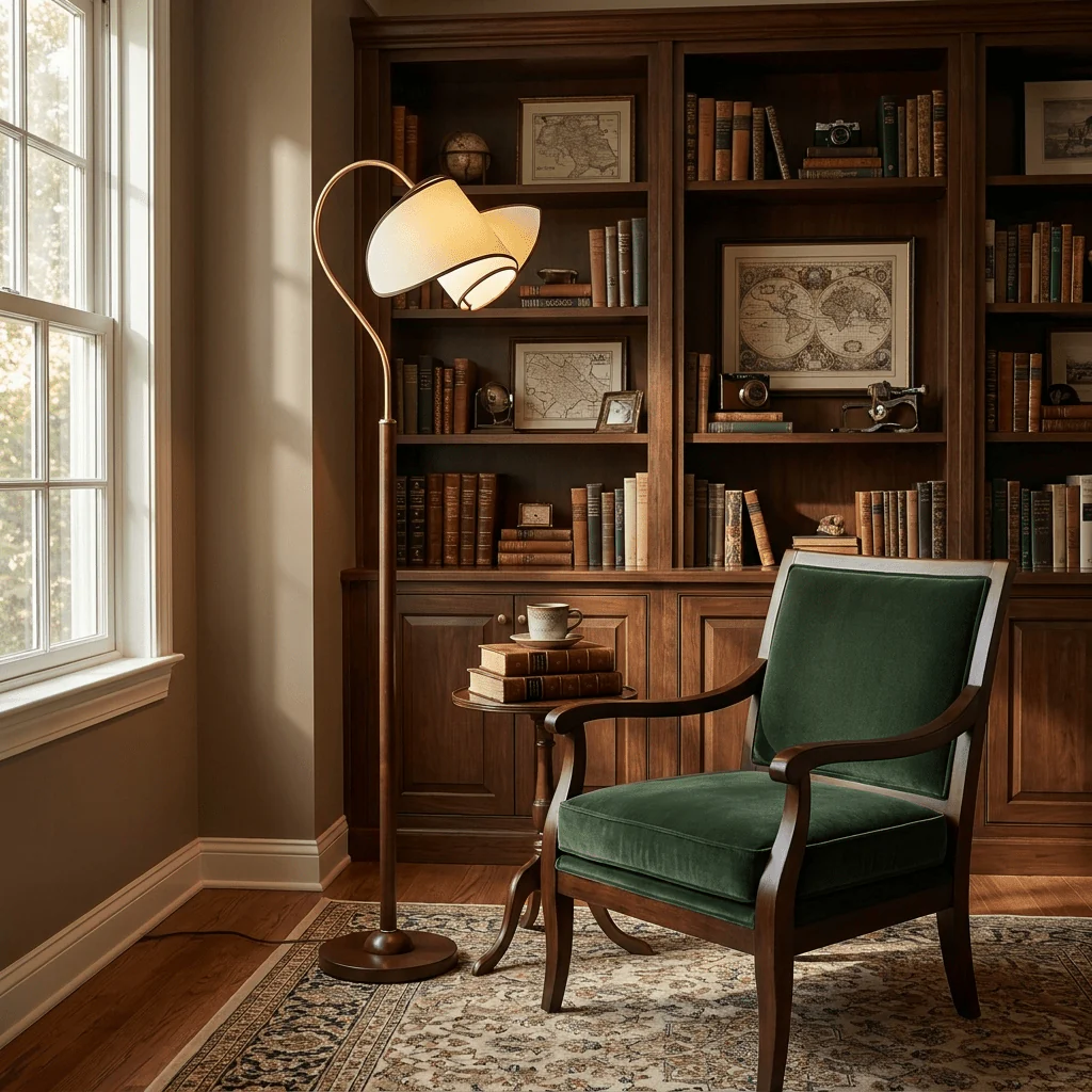 Stelmo Curved Neck Floor Lamp - Image 8