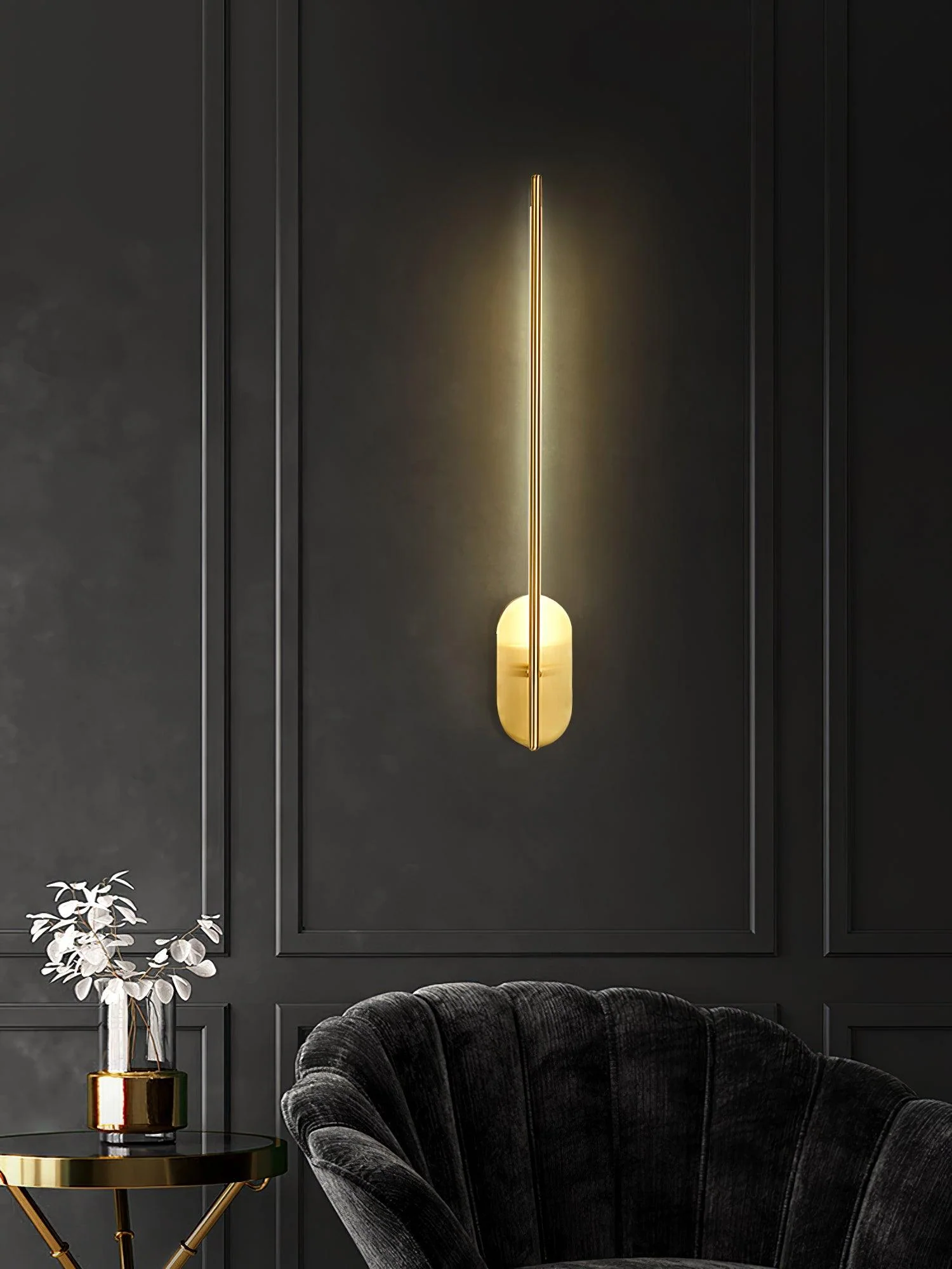 Stick Shaped Metal Sconce - Image 13