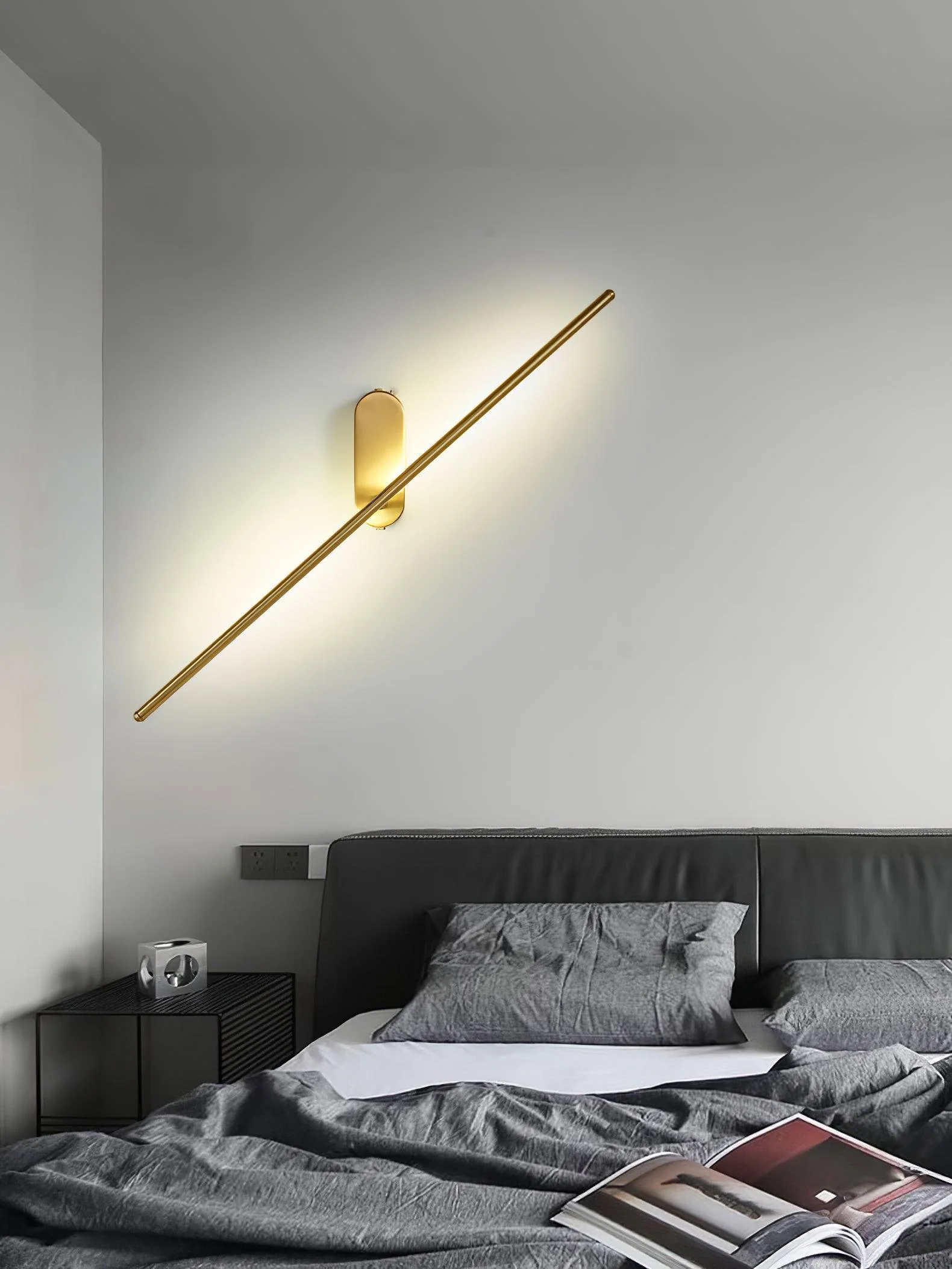 Stick Shaped Metal Sconce - Image 15