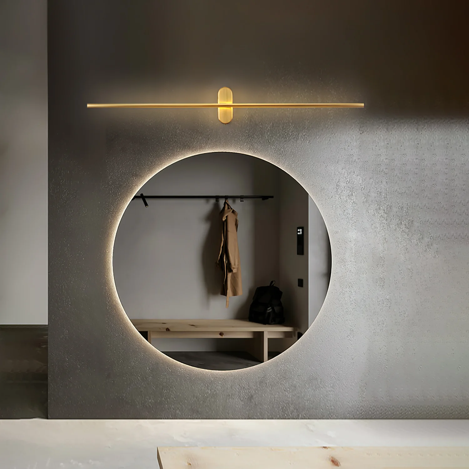 Stick Shaped Metal Sconce - Image 41