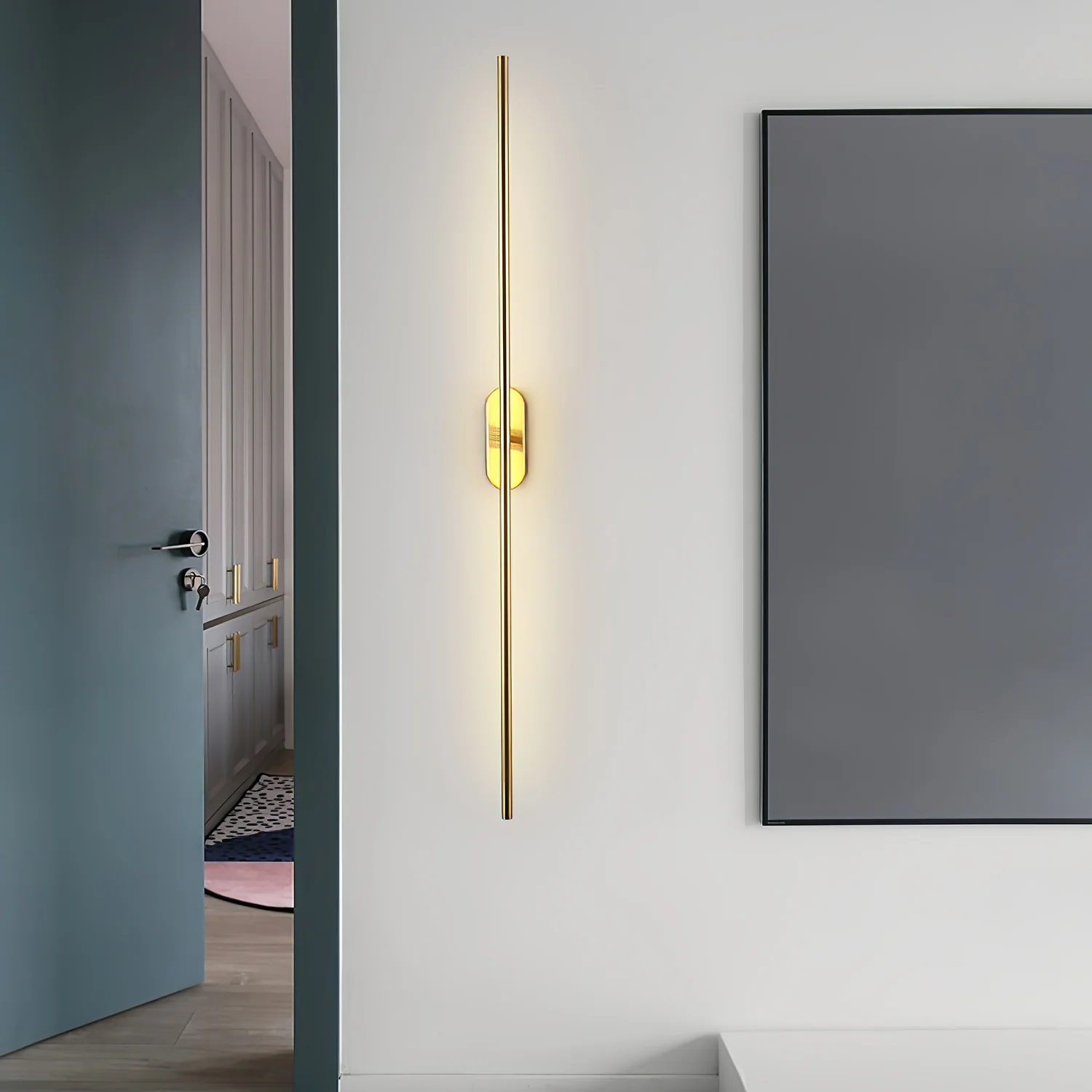 Stick Shaped Metal Sconce - Image 46