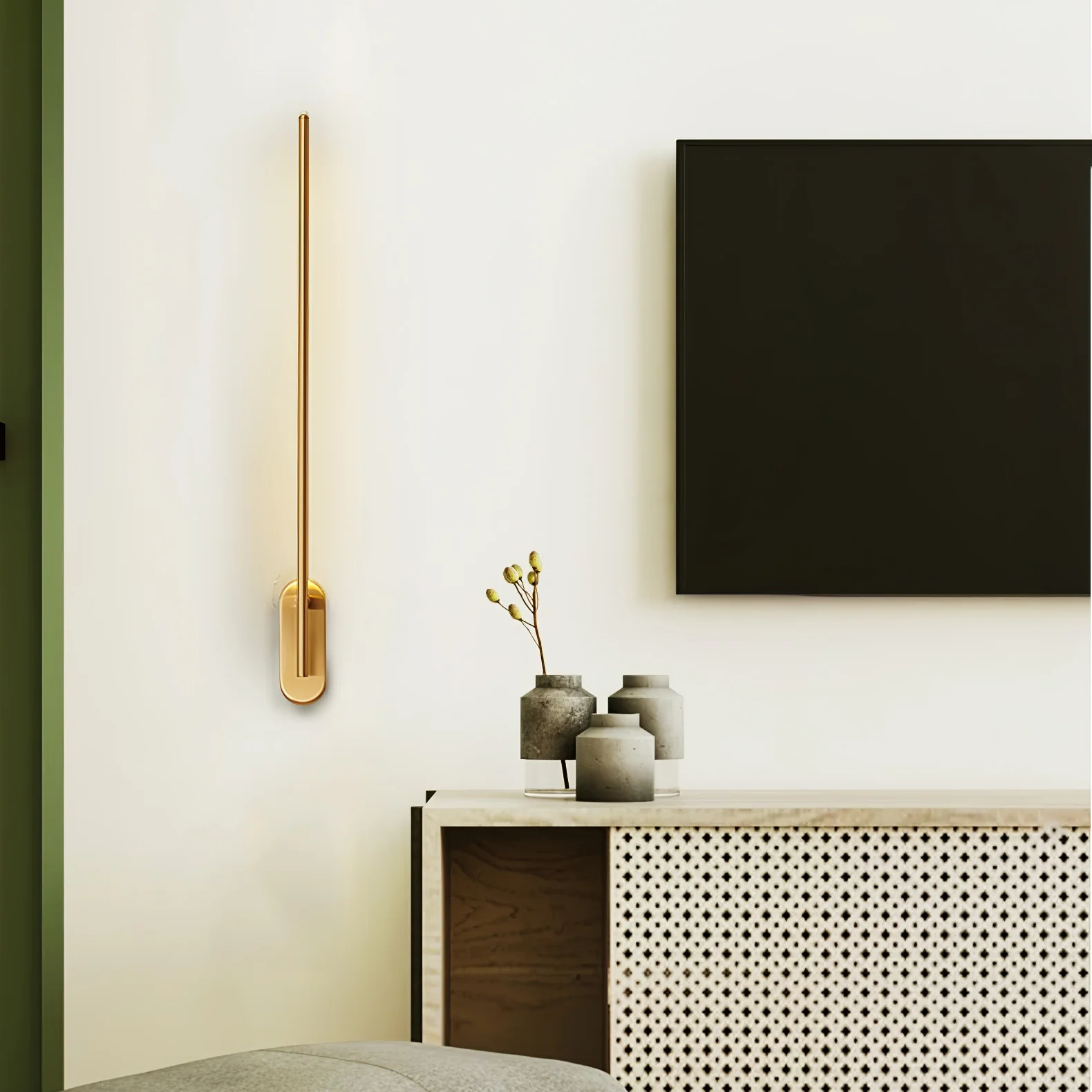Stick Shaped Metal Sconce - Image 51