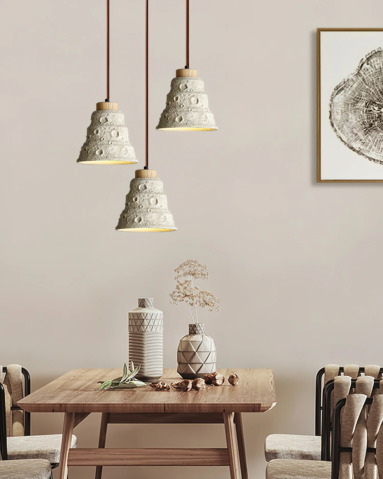 Stone Bell Pendant Light - Image 4