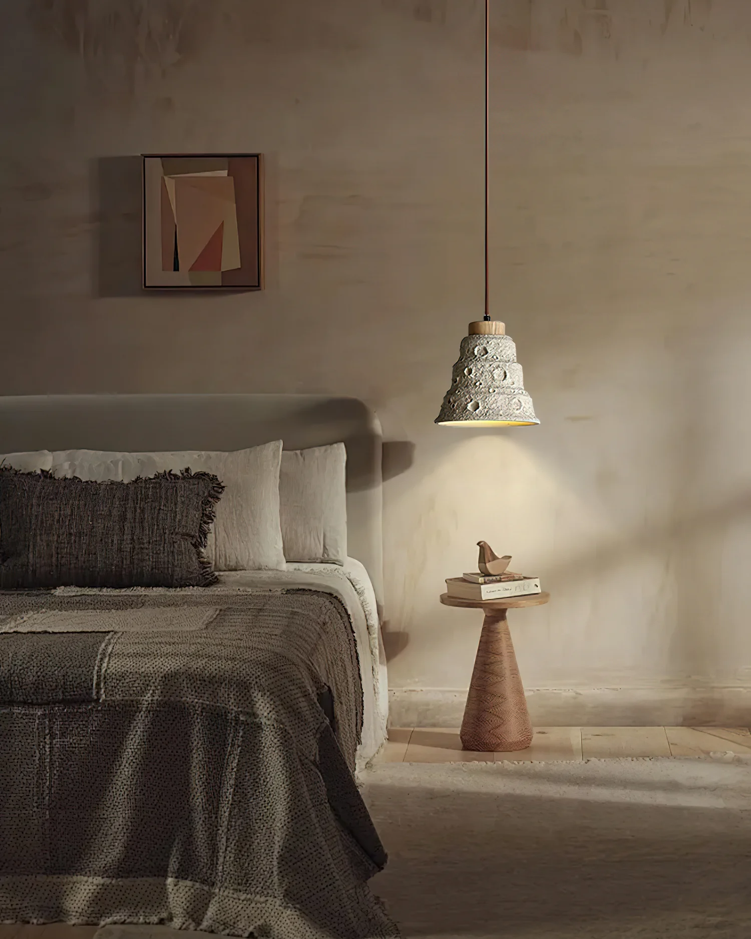 Stone Bell Pendant Light - Image 9