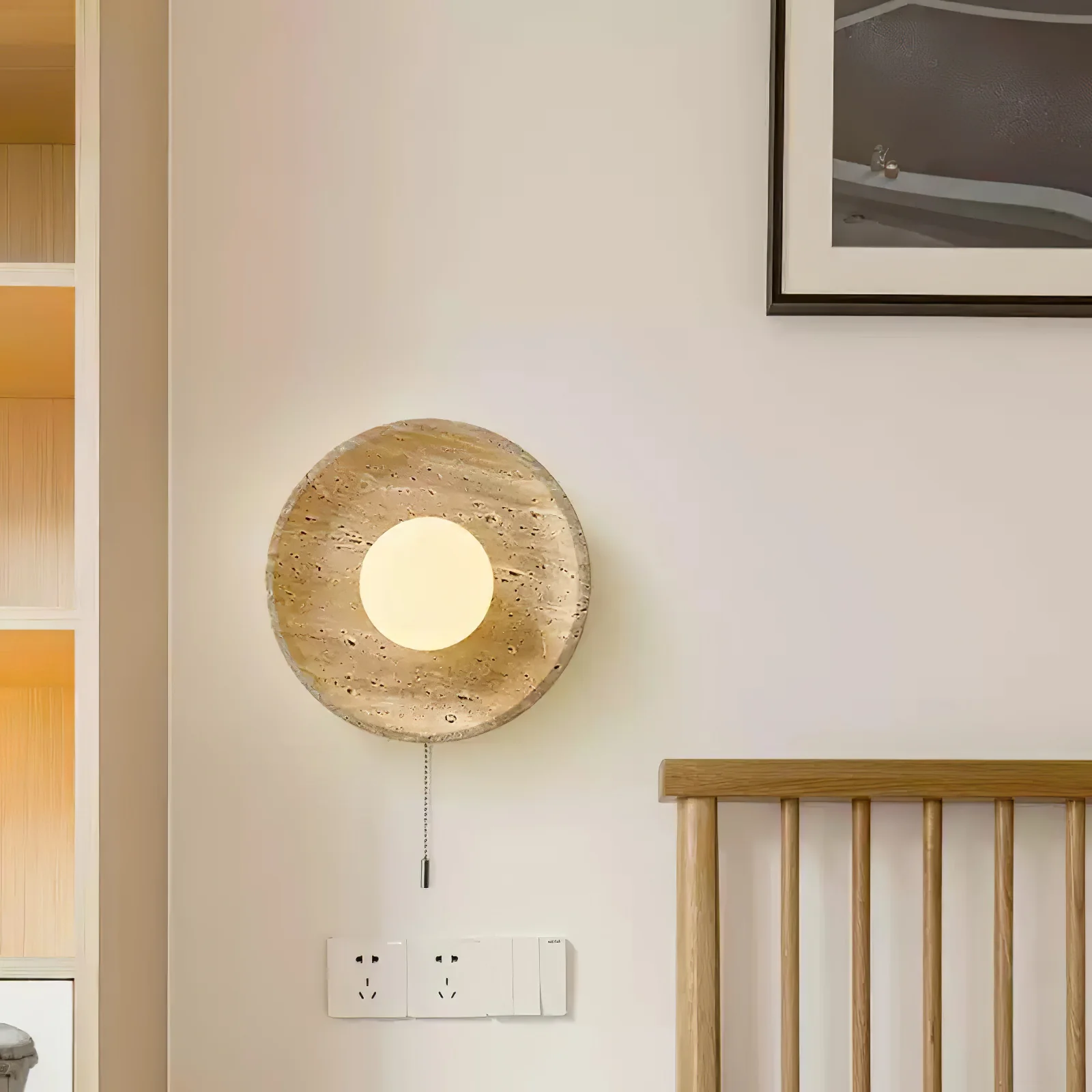 Stone Lunar Eclipse Wall Light - Image 13