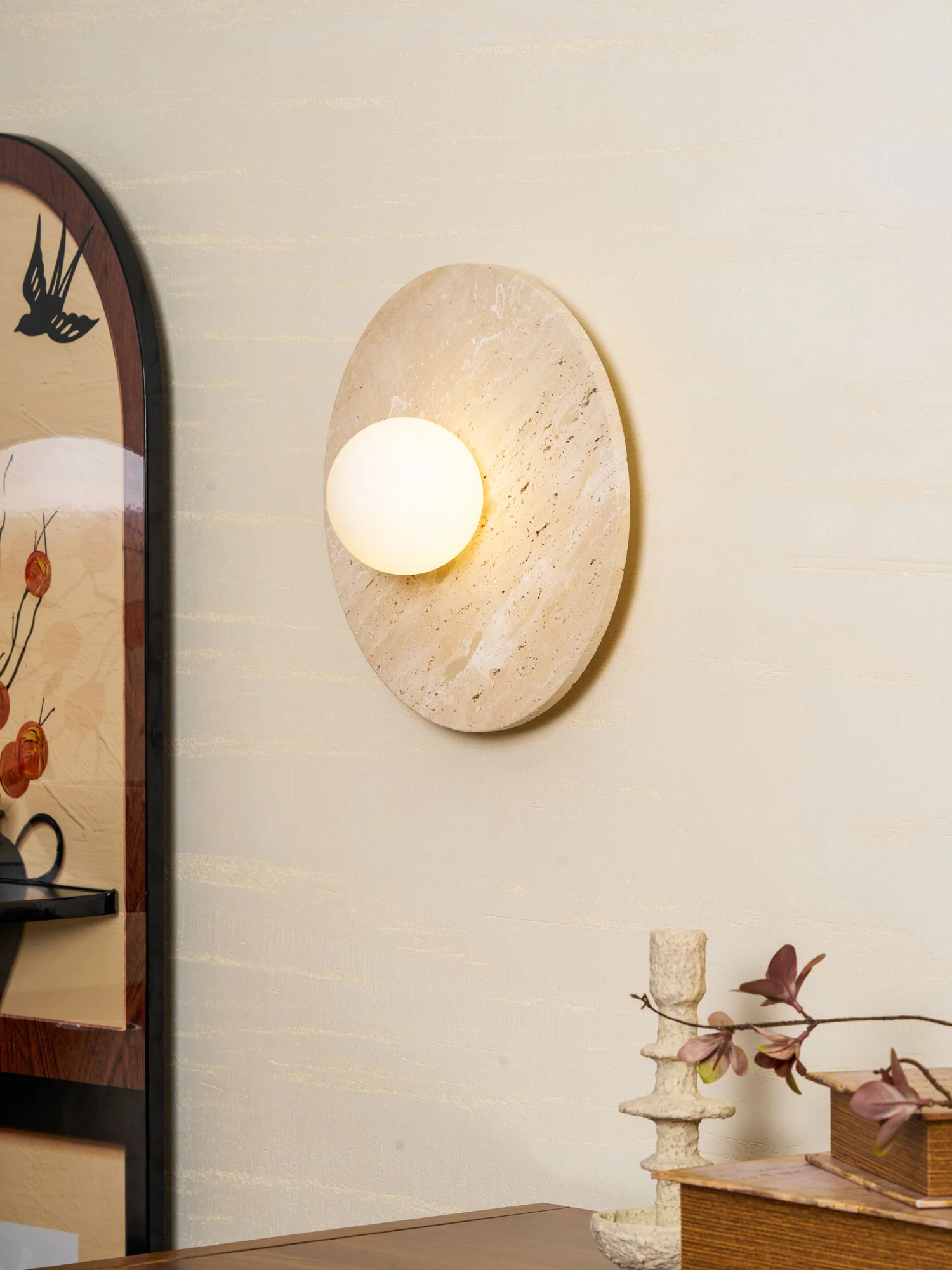 Stone Lunar Eclipse Wall Light - Image 31