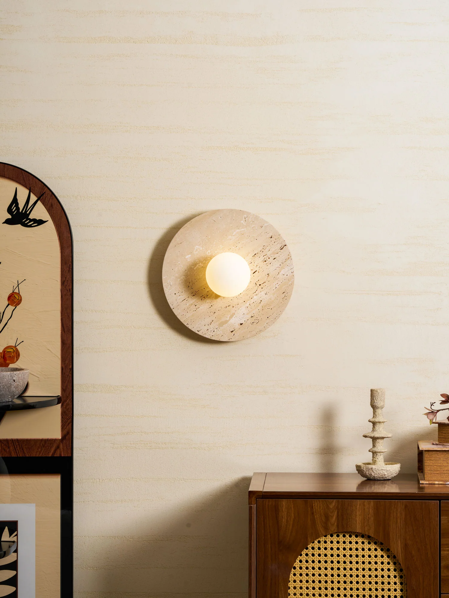 Stone Lunar Eclipse Wall Light - Image 36
