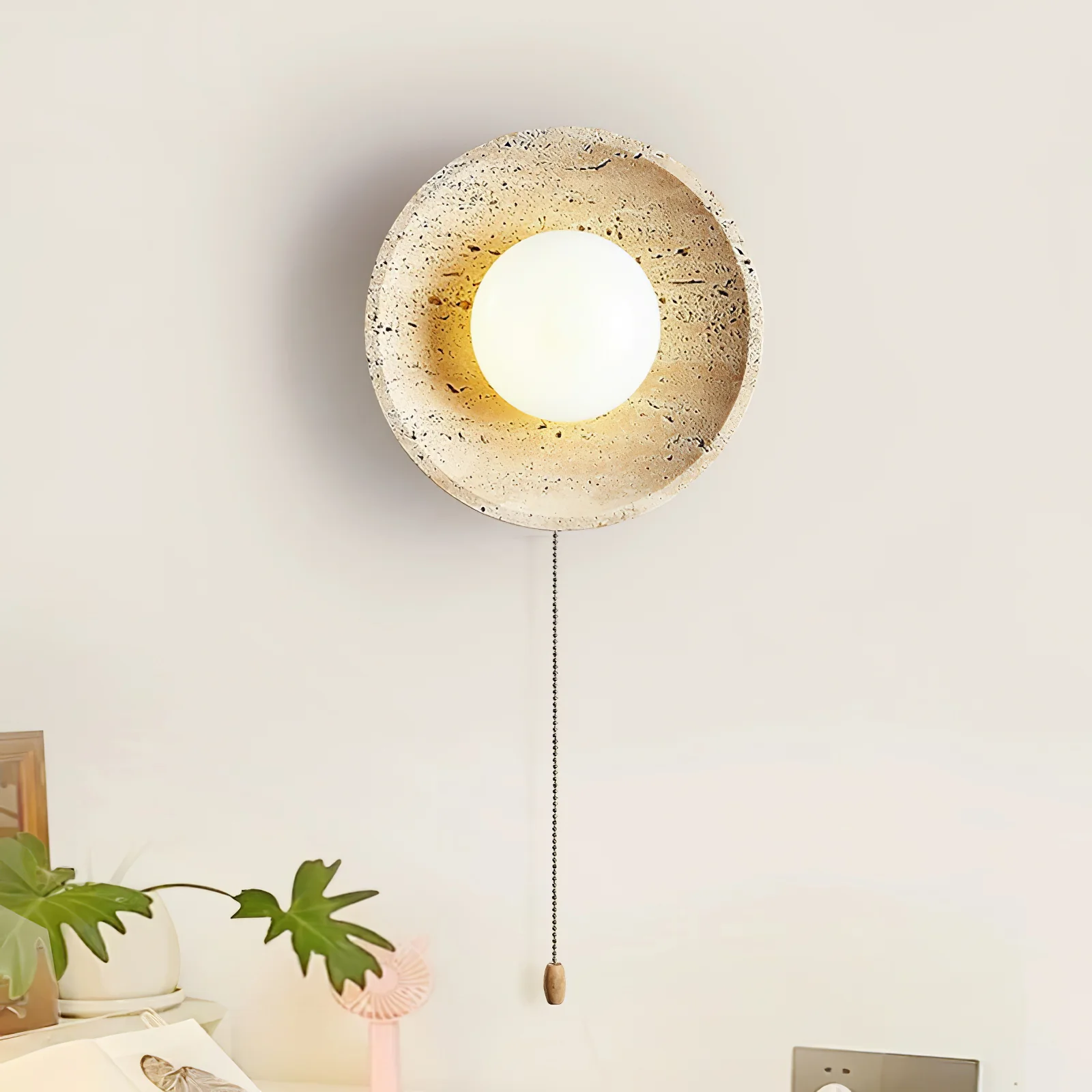 Stone Lunar Eclipse Wall Light - Image 4
