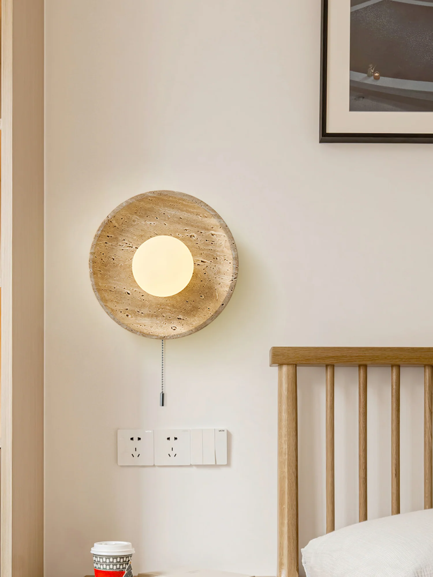 Stone Lunar Eclipse Wall Light - Image 5