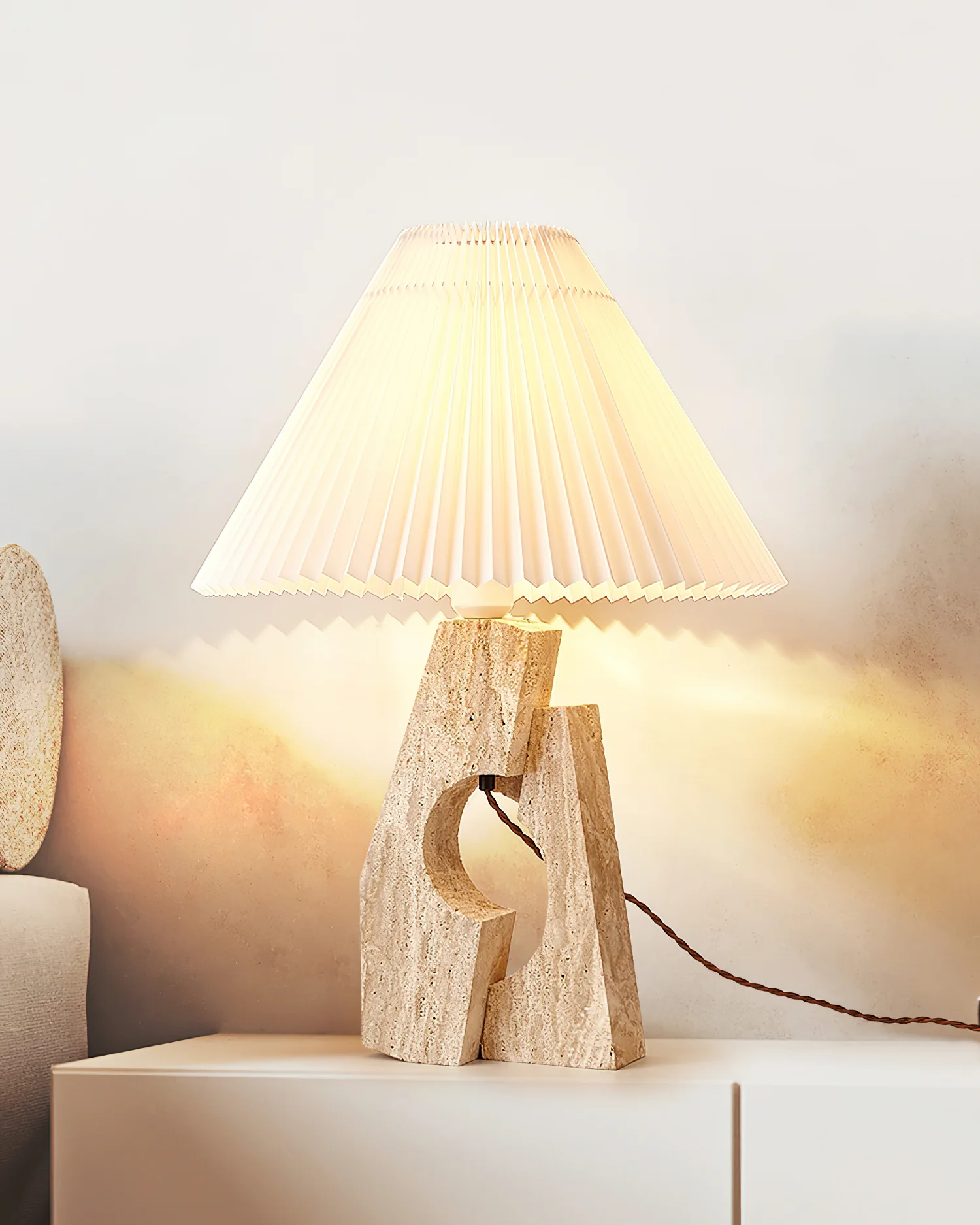 Stone Pillar Table Lamp - Image 4