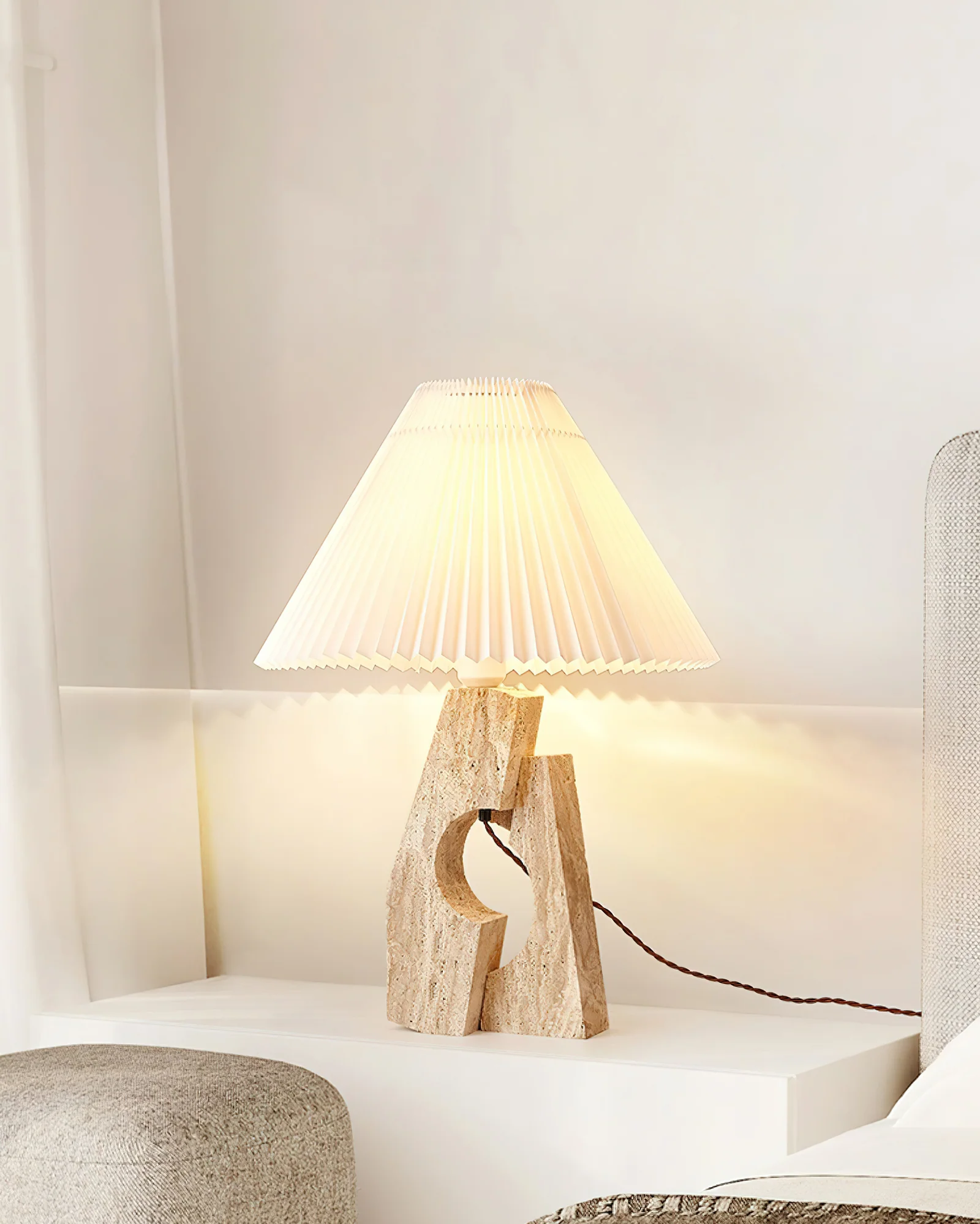 Stone Pillar Table Lamp - Image 5