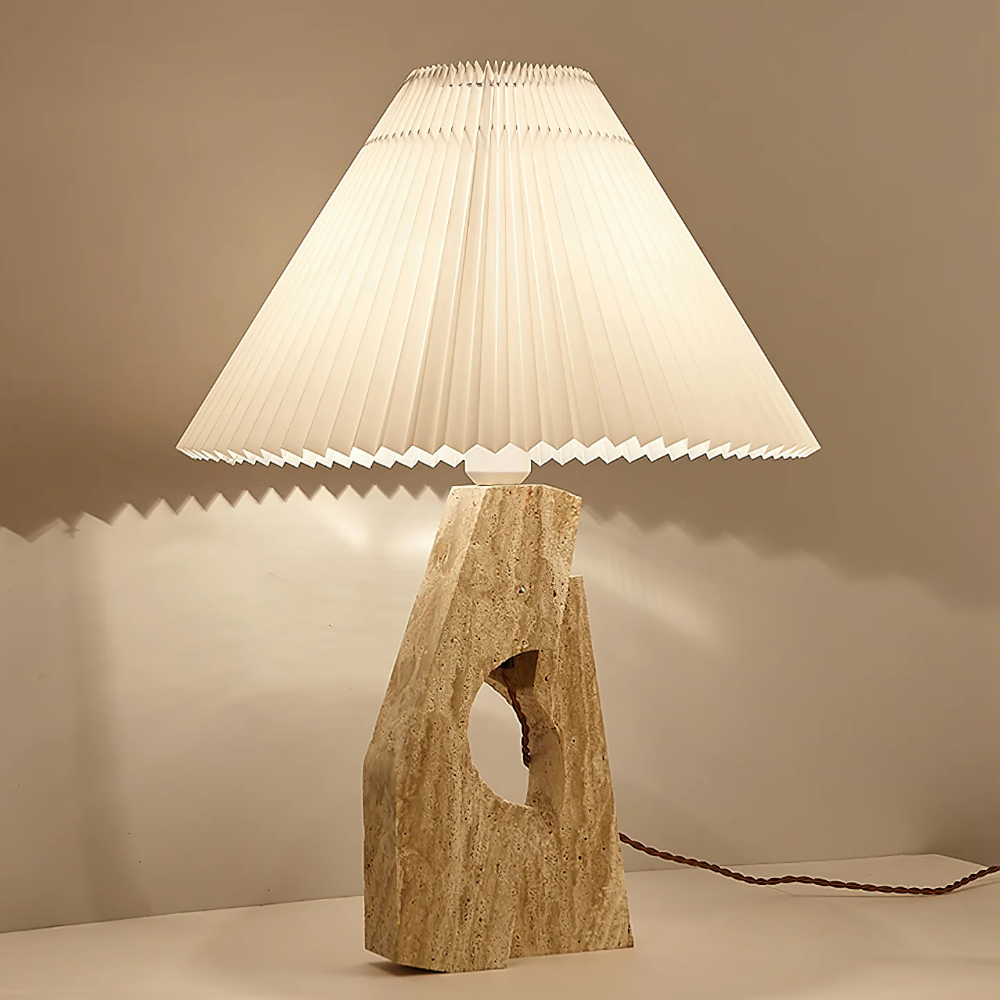 Stone Pillar Table Lamp - Image 9