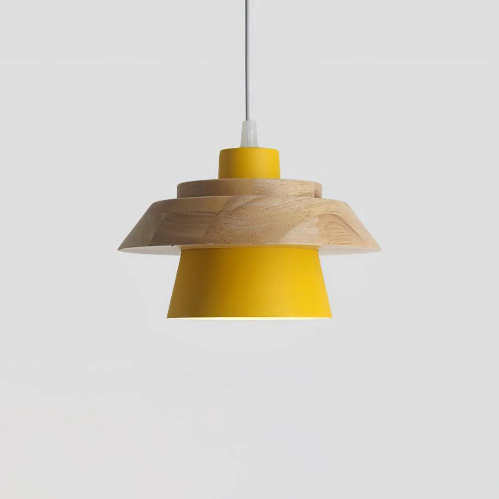 Stone Wood Pendant Lamp - Image 10