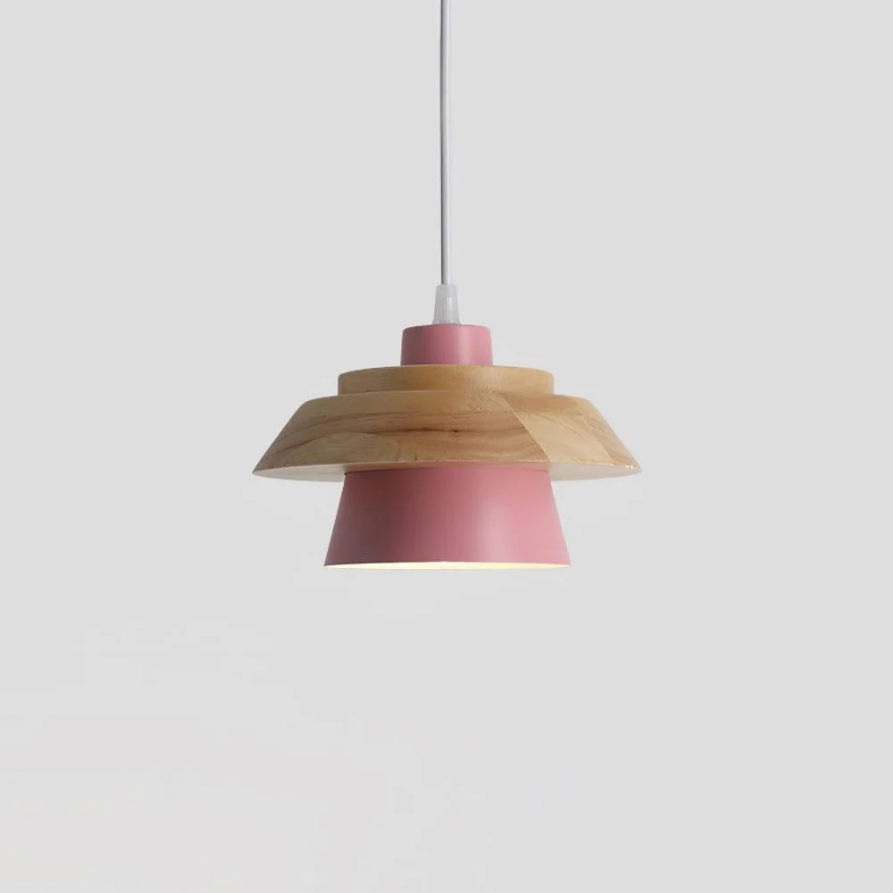 Stone Wood Pendant Lamp - Image 11